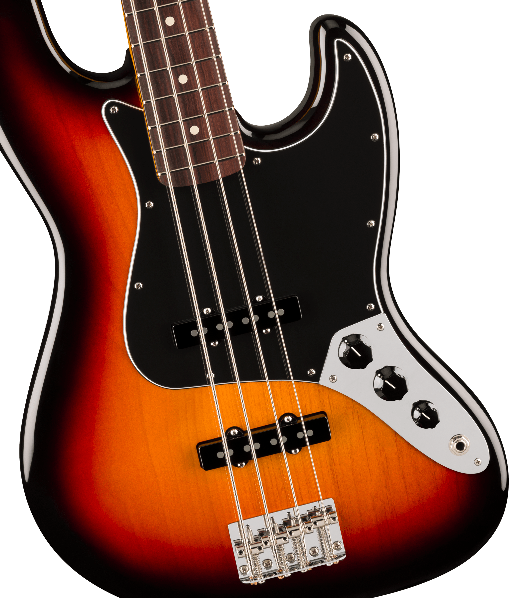 Fender® American Professional Classic Jazz Bass®, Rosewood Fingerboard, 3-Color Sunburst