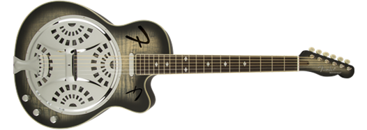 Fender® Roosevelt Resonator, Rosewood Fingerboard, Moonlight Burst