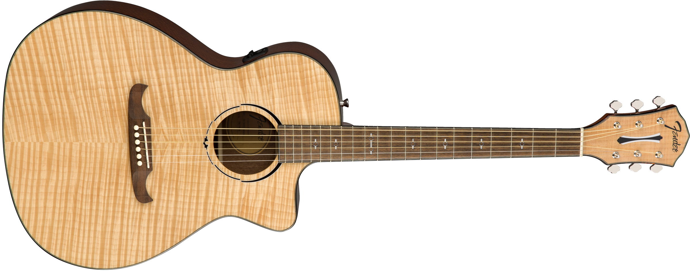 Fender® FA-345CE Auditorium, Walnut Fingerboard, Natural