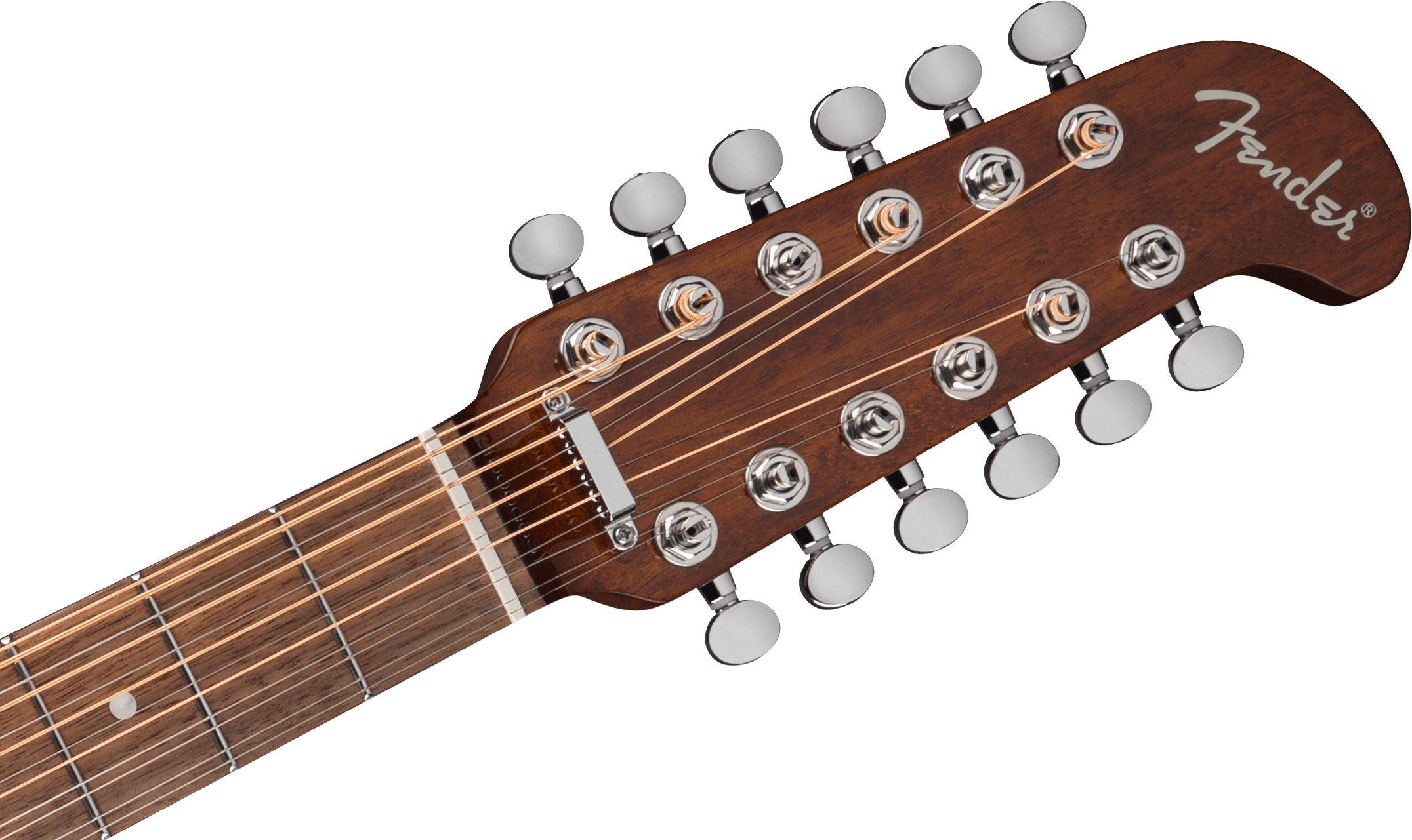 Fender® California Deluxe Villager™ E, Walnut Fingerboard, Black