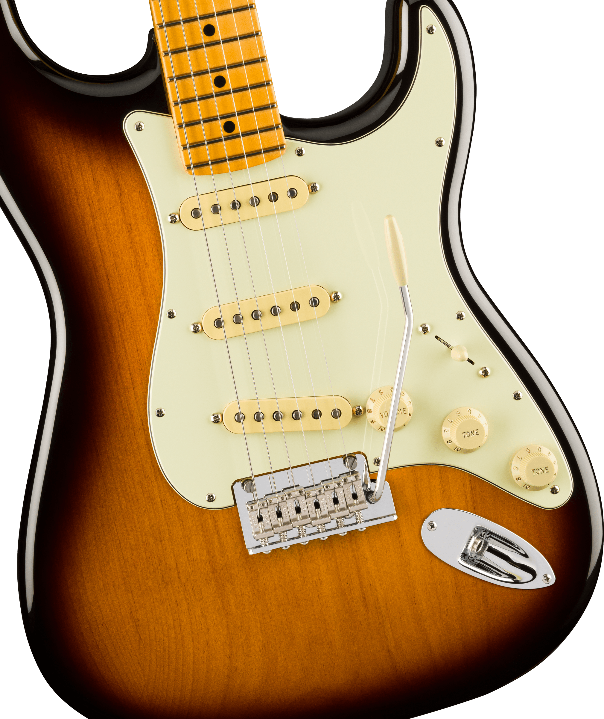 Fender® American Professional II Stratocaster, Maple Fingerboard, Anniversary 2-Color Sunburst