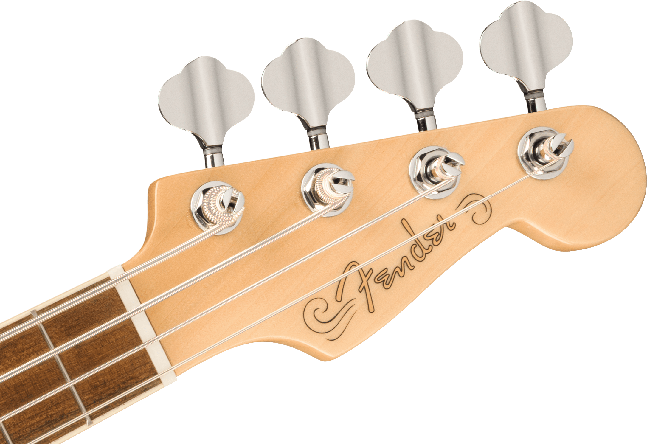 Fender® Fullerton Precision Bass® Uke, Walnut Fingerboard, Tortoiseshell Pickguard, 3-Color Sunburst