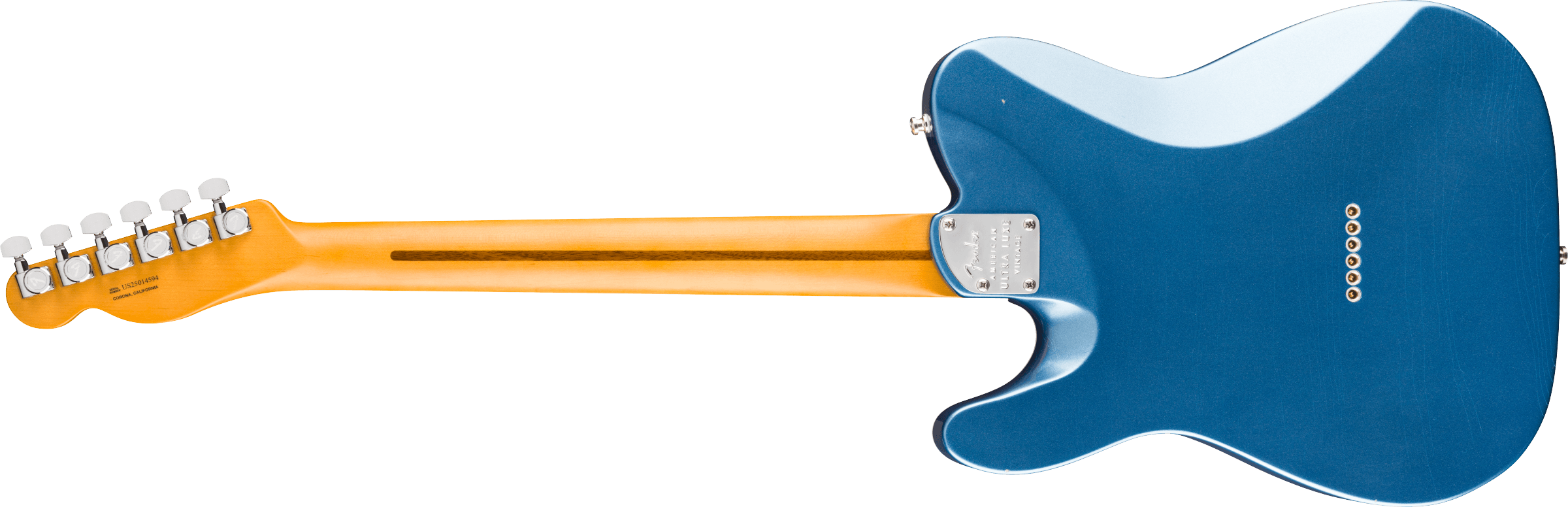 Fender® American Ultra Luxe Vintage '60s Custom Telecaster®, Rosewood Fingerboard, Lake Placid Blue