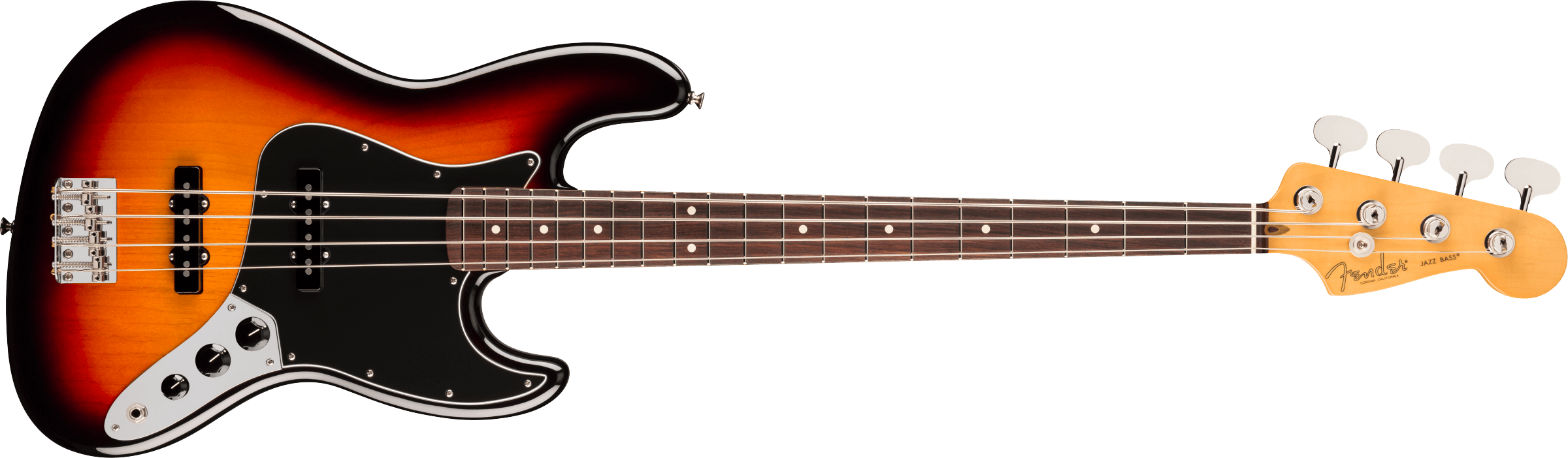 Fender® American Professional Classic Jazz Bass®, Rosewood Fingerboard, 3-Color Sunburst