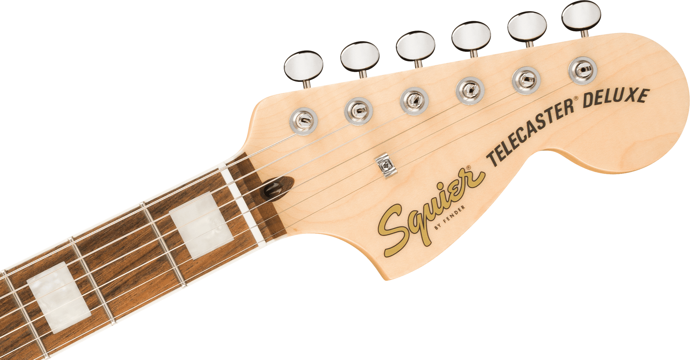 Squier® Paranormal Troublemaker Telecaster® Deluxe Bigsby®, Laurel Fingerboard, Parchment Pickguard, Black