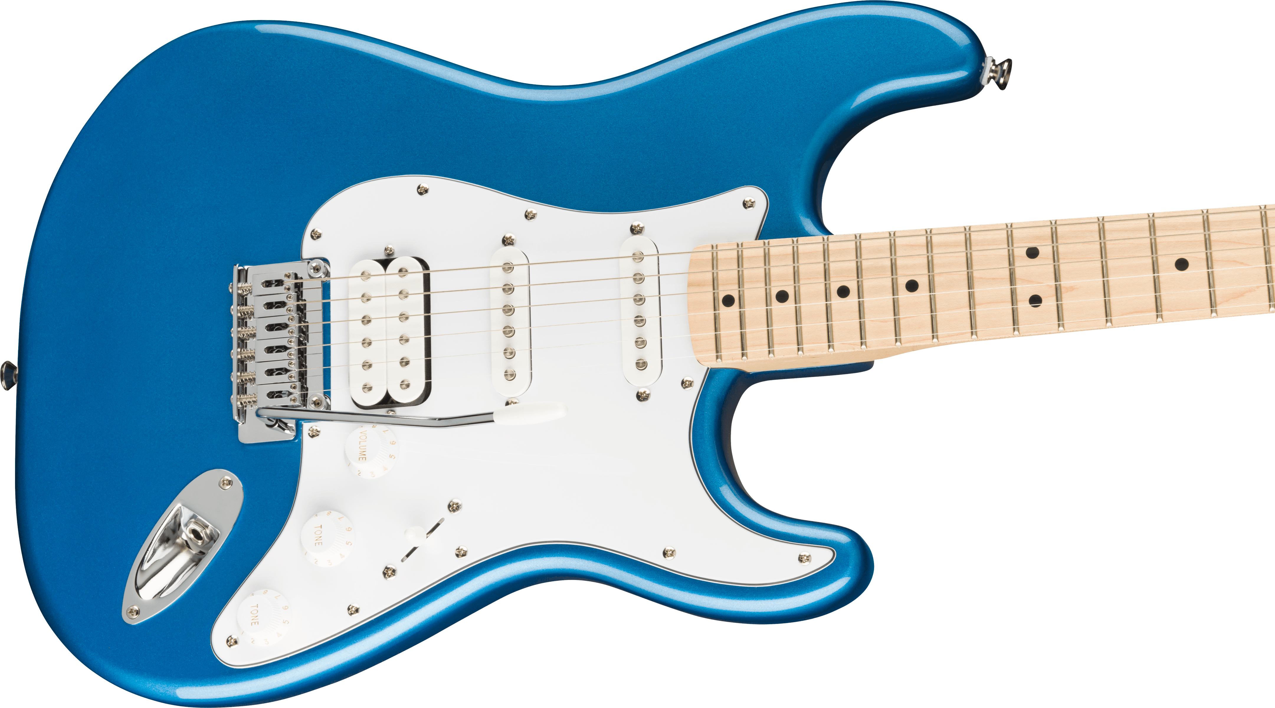 Squier® Affinity Series™ Stratocaster® HSS Pack, Maple Fingerboard, Lake Placid Blue, Gig Bag, 15G - 230V EU
