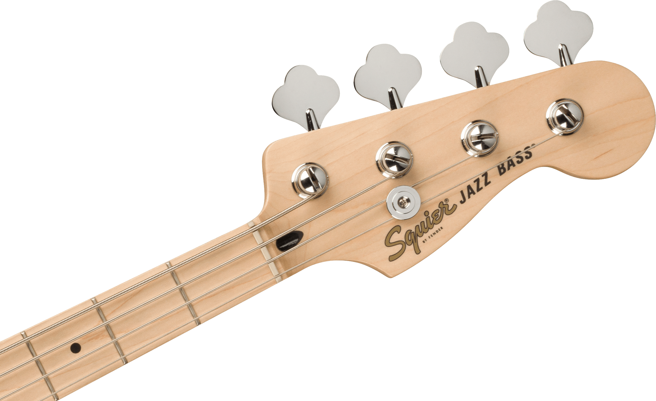 Squier® Affinity Series® Jazz Bass®, Maple Fingerboard, White Pickguard, 3-Color Sunburst