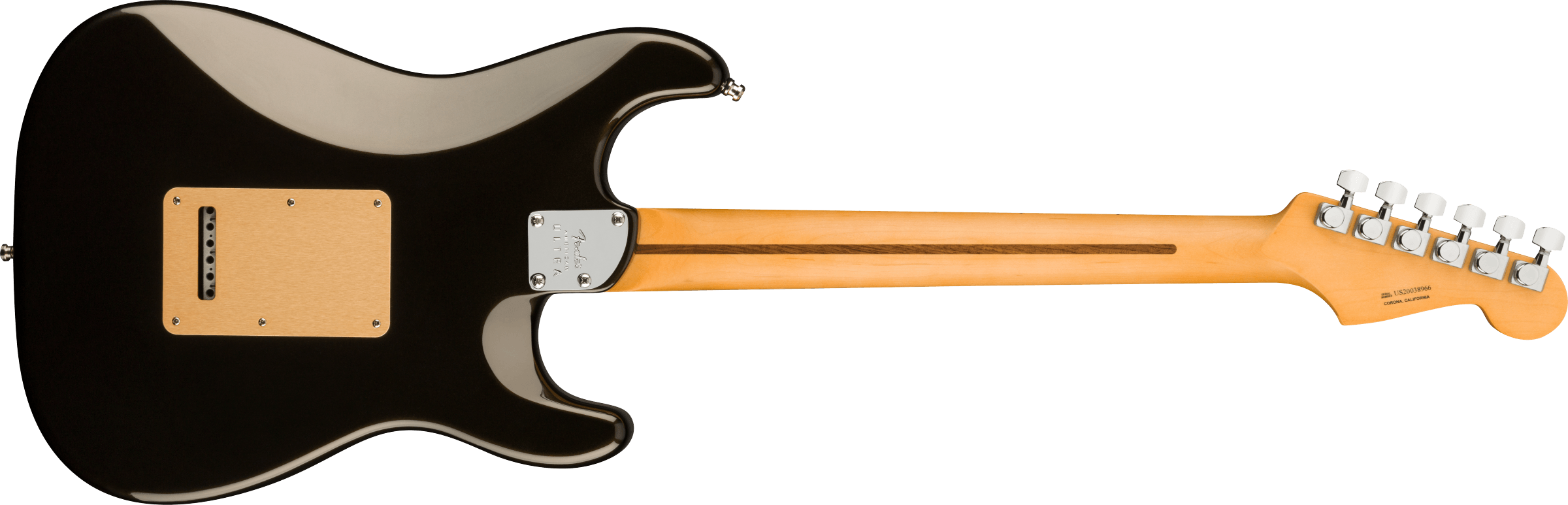 Fender® American Ultra Stratocaster® Left-Hand, Maple Fingerboard, Texas Tea