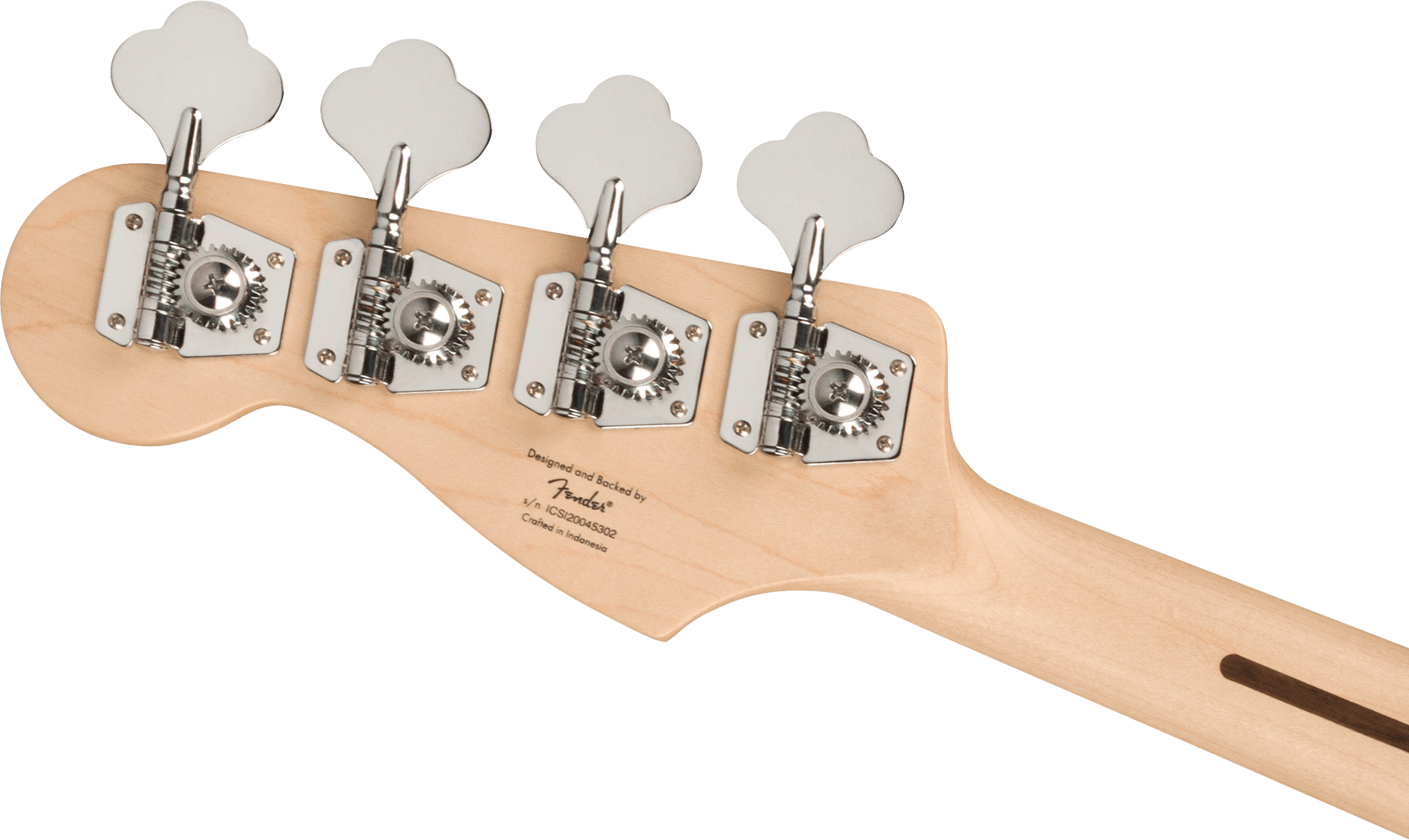 Squier® Affinity Series® Jazz Bass®, Maple Fingerboard, White Pickguard, 3-Color Sunburst