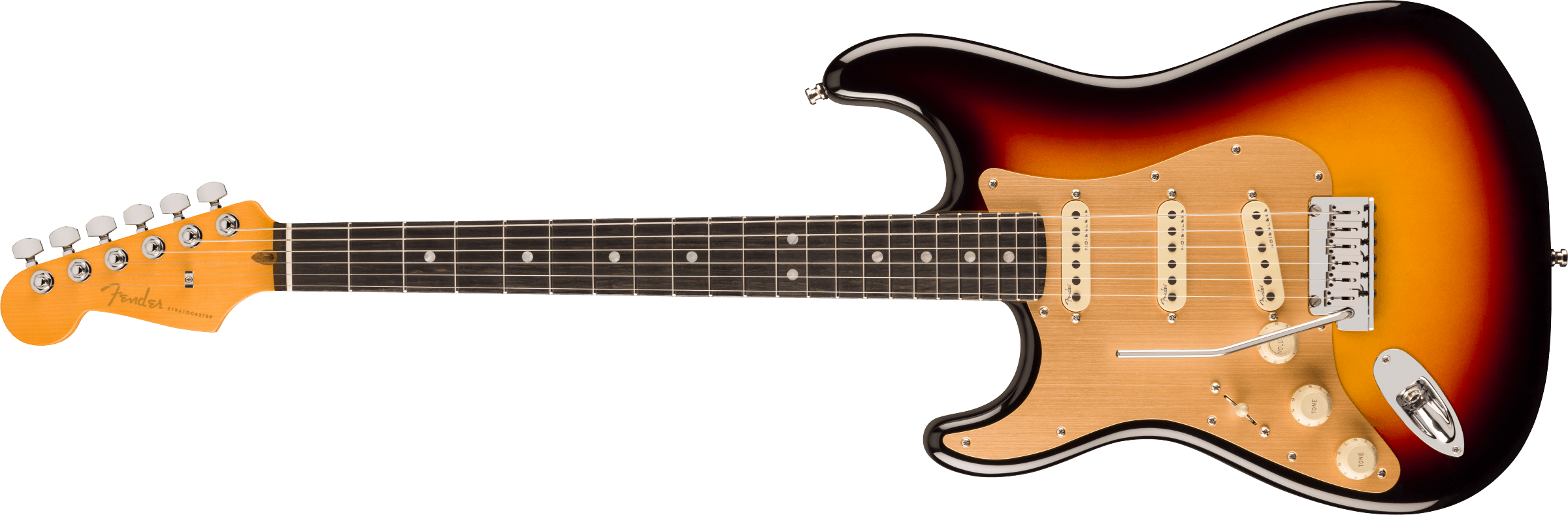 Fender® American Ultra II Stratocaster® Left-Hand, Ebony Fingerboard,  Ultraburst