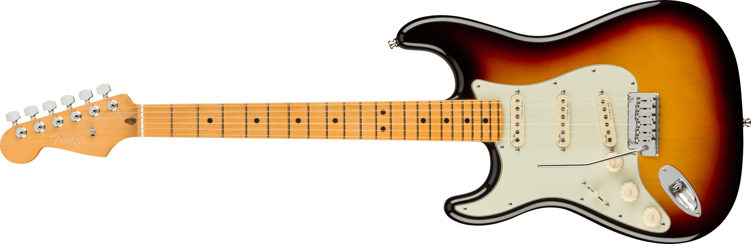 Fender® American Ultra Stratocaster® Left-Hand, Maple Fingerboard, Ultraburst