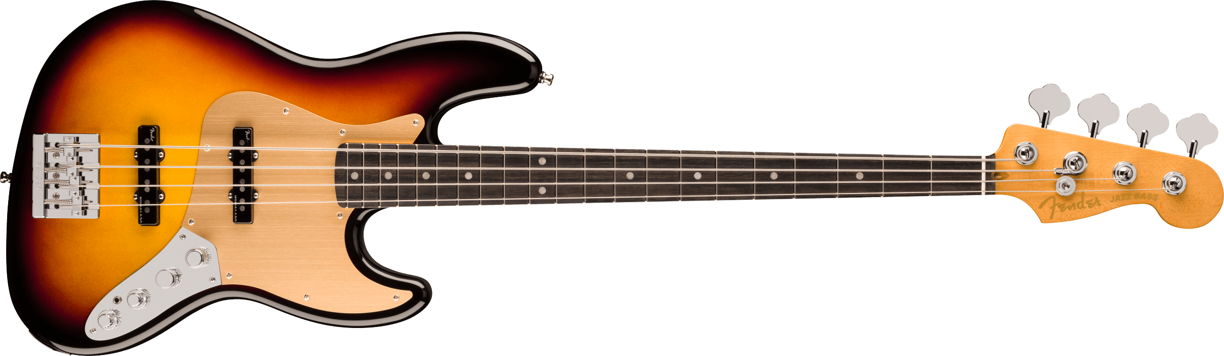 Fender® American Ultra II Jazz Bass®, Ebony Fingerboard,  Ultraburst