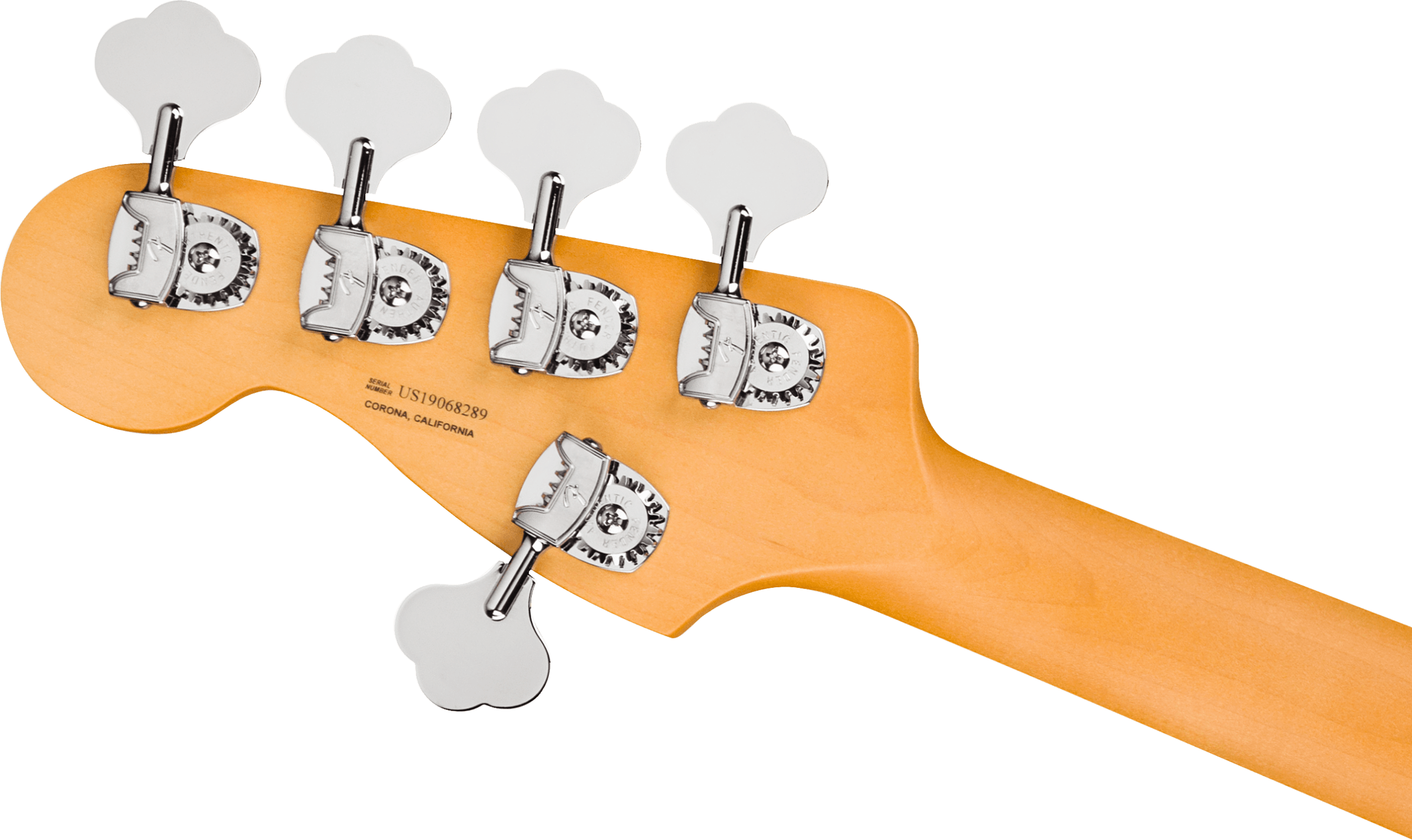 Fender® American Ultra Jazz Bass® V, Maple Fingerboard, Arctic Pearl