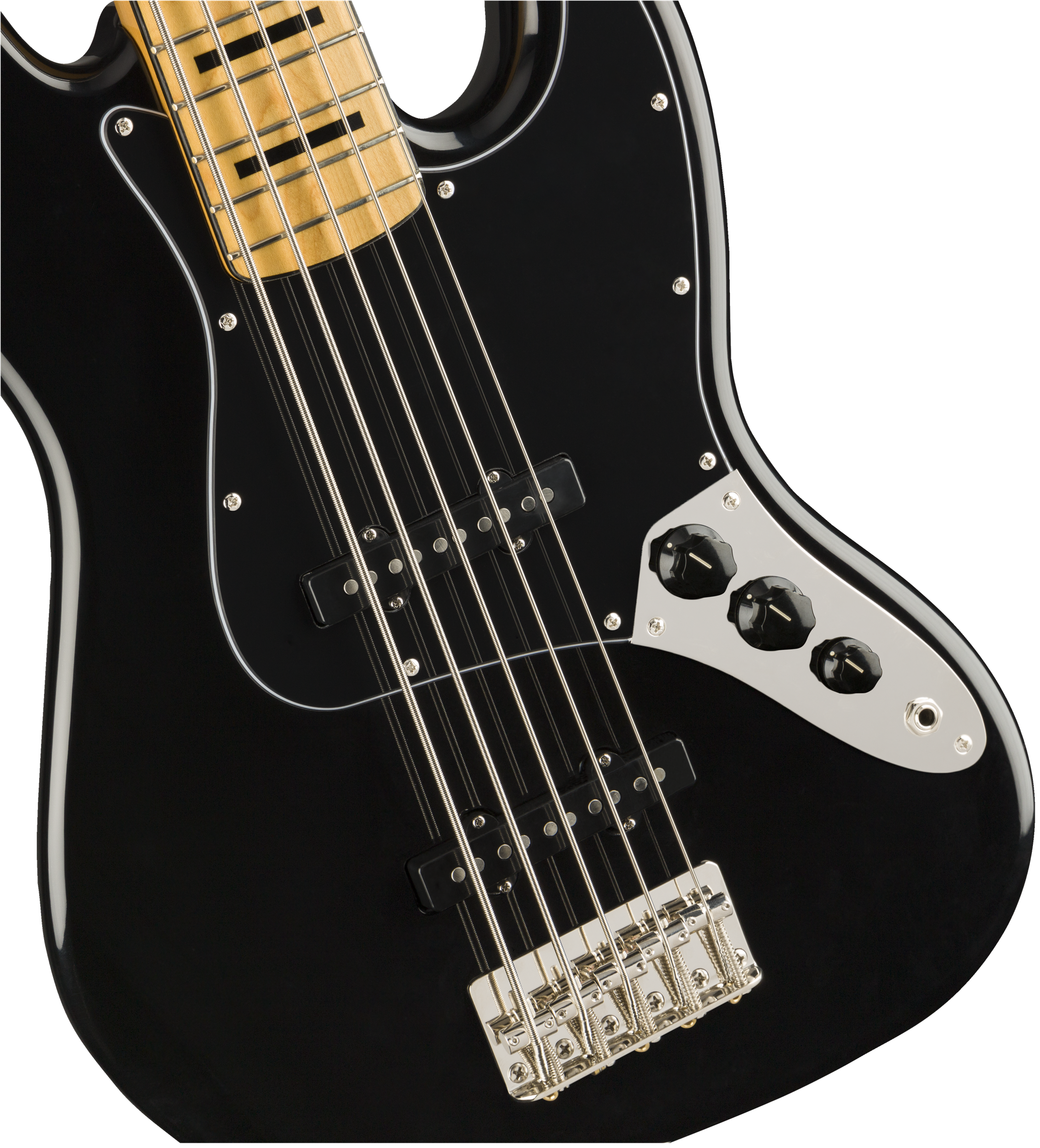 Squier® Classic Vibe '70s Jazz Bass® V, Maple Fingerboard, Black