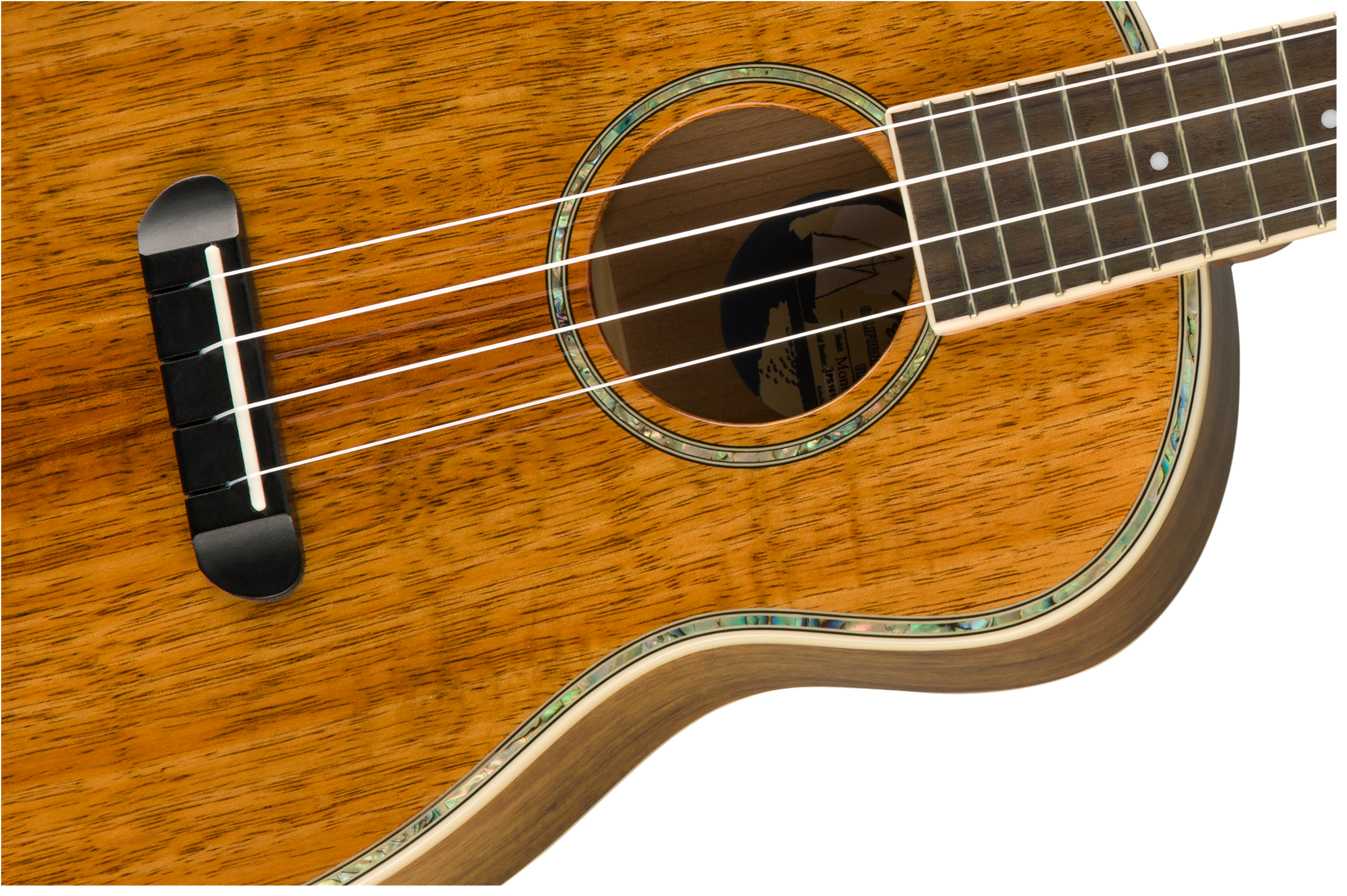 Fender® Montecito Tenor Ukulele, Walnut Fingerboard, Natural