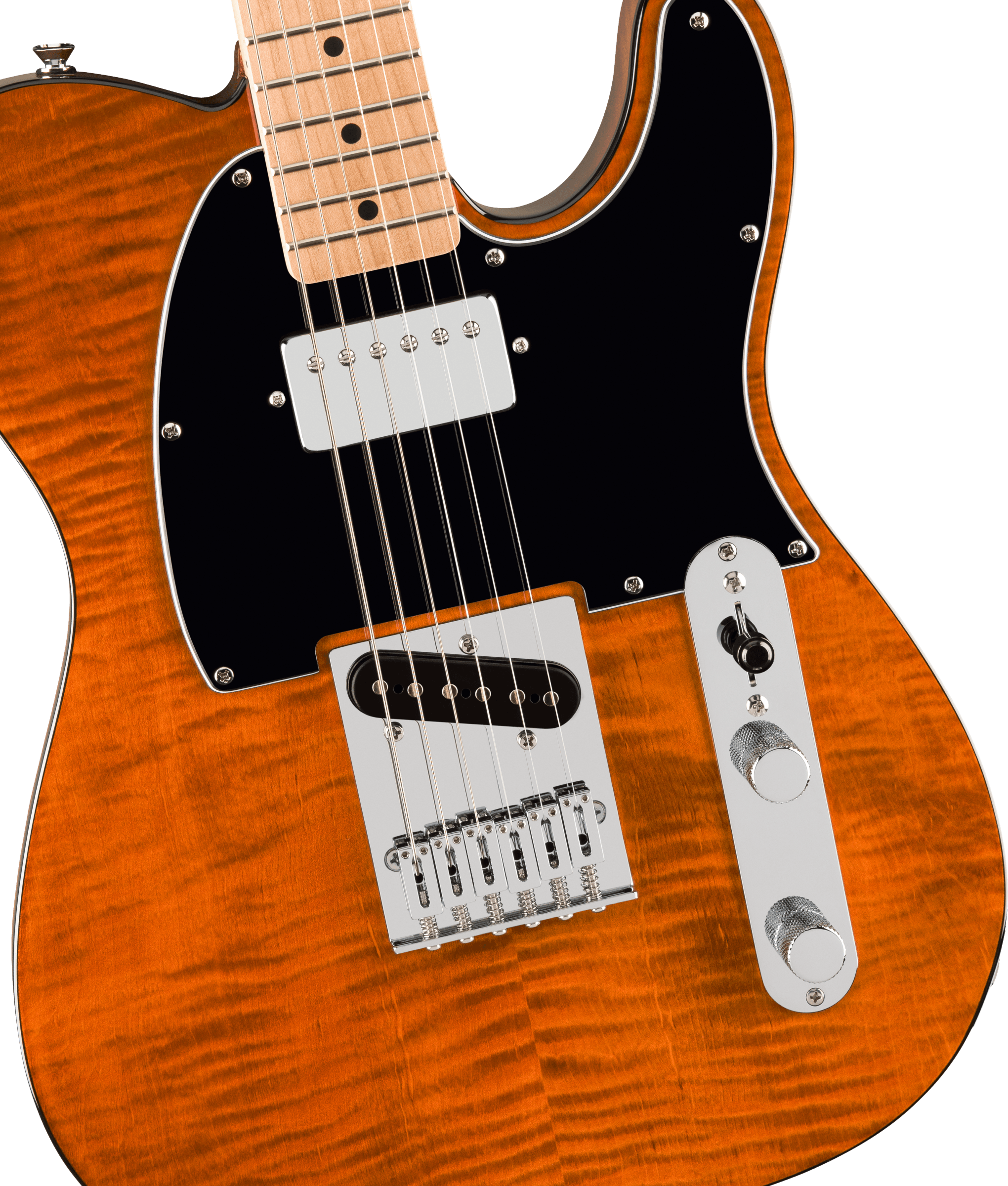 Squier® Affinity Series™ Telecaster® FMT SH, Maple Fingerboard, Black Pickguard, Mocha