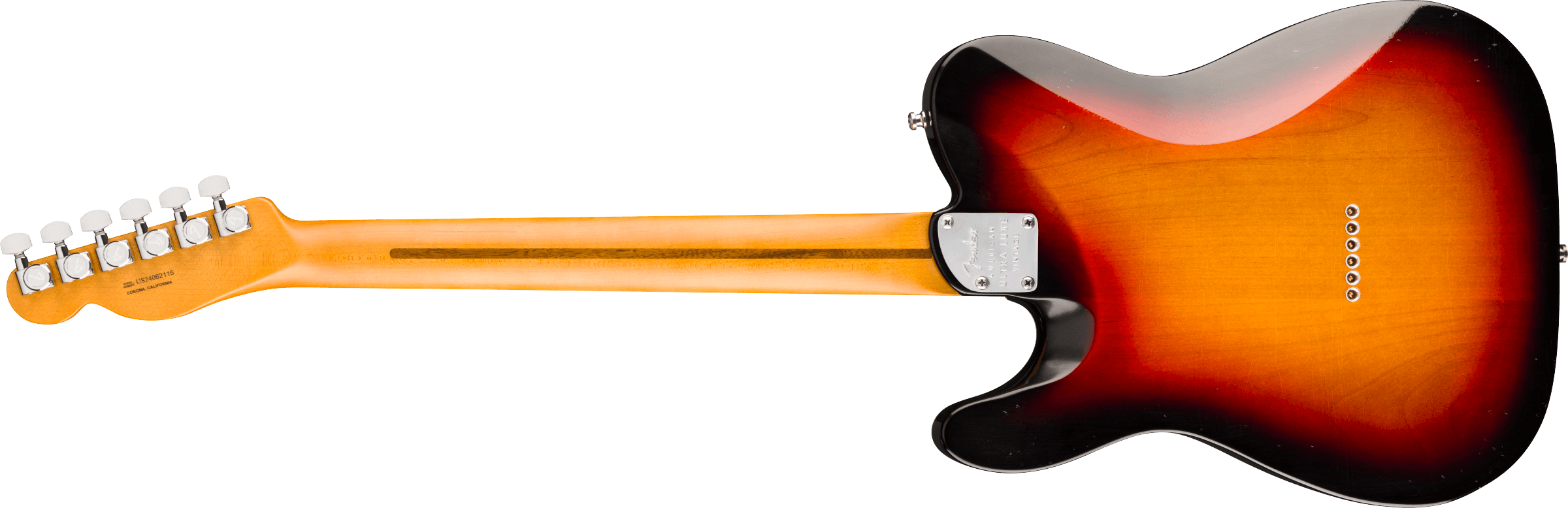Fender® American Ultra Luxe Vintage '60s Custom Telecaster®, Rosewood Fingerboard, 3-Color Sunburst