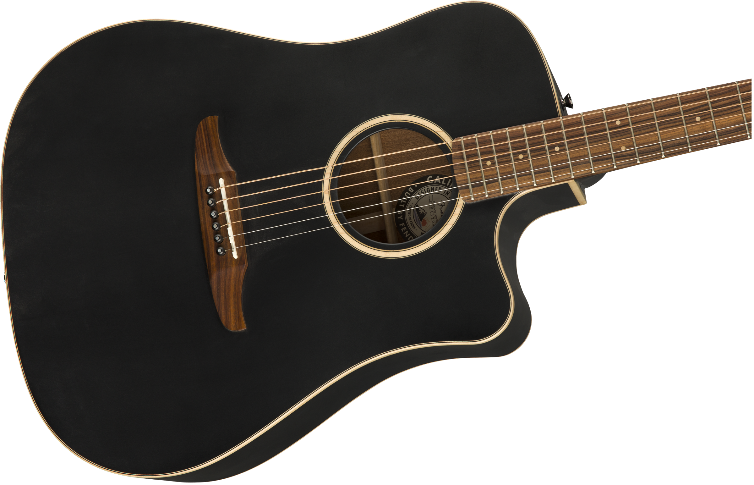 Fender® Redondo Special, Pau Ferro Fingerboard, Matte Black w/bag