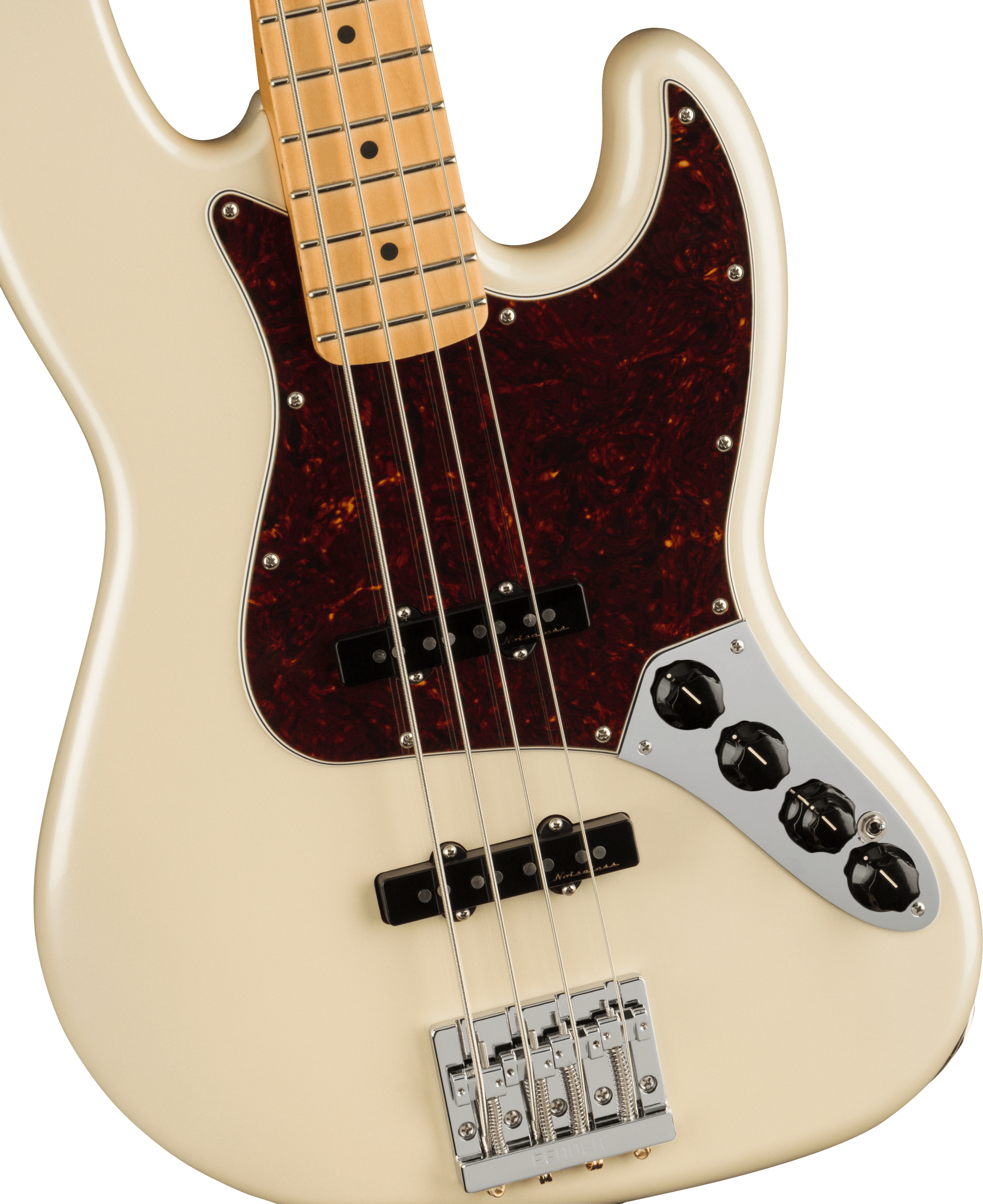 Fender® Player Plus Jazz Bass®, Maple Fingerboard, Olympic Pearl