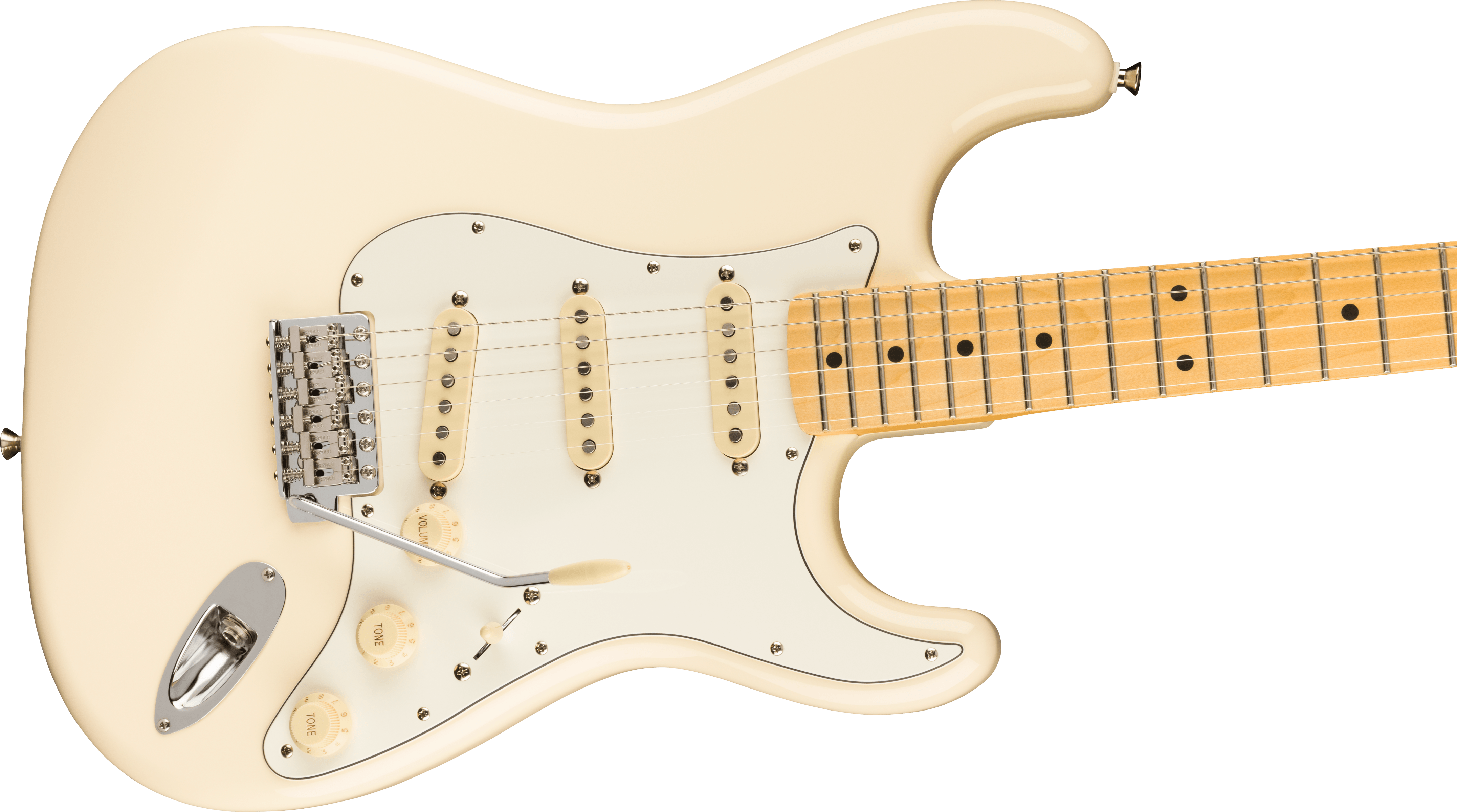 Fender® JV Modified '60s Stratocaster®, Maple Fingerboard, Olympic White