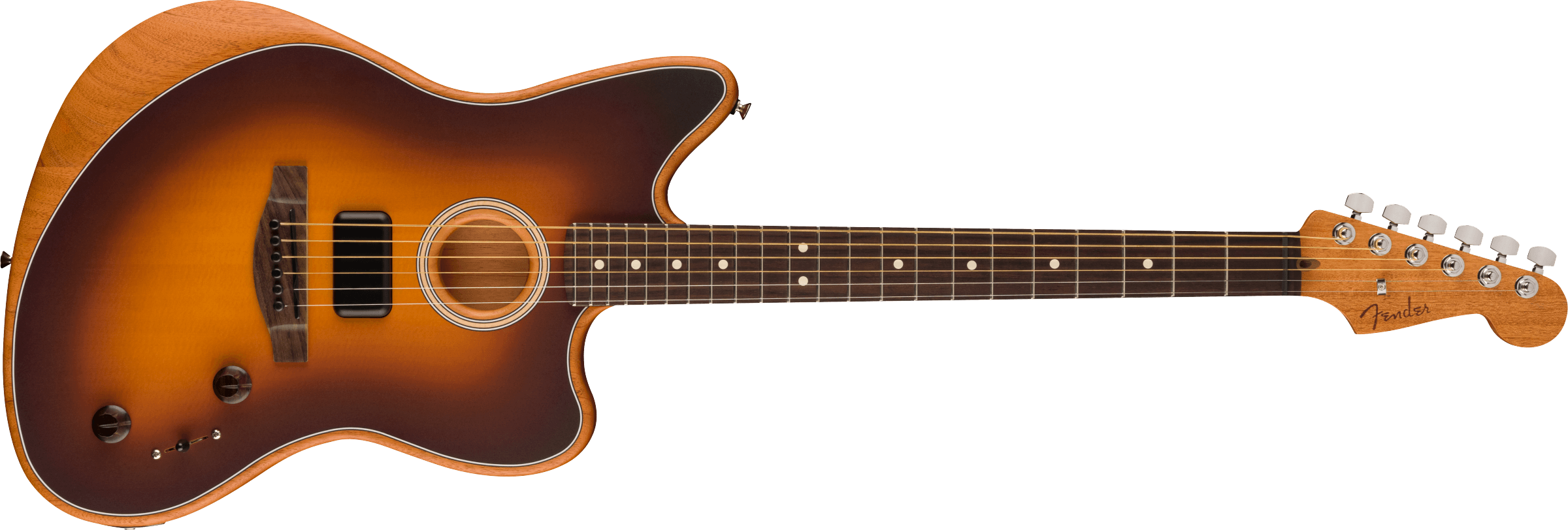 Fender® Acoustasonic® Player Jazzmaster®, Rosewood Fingerboard, 2-Color Sunburst