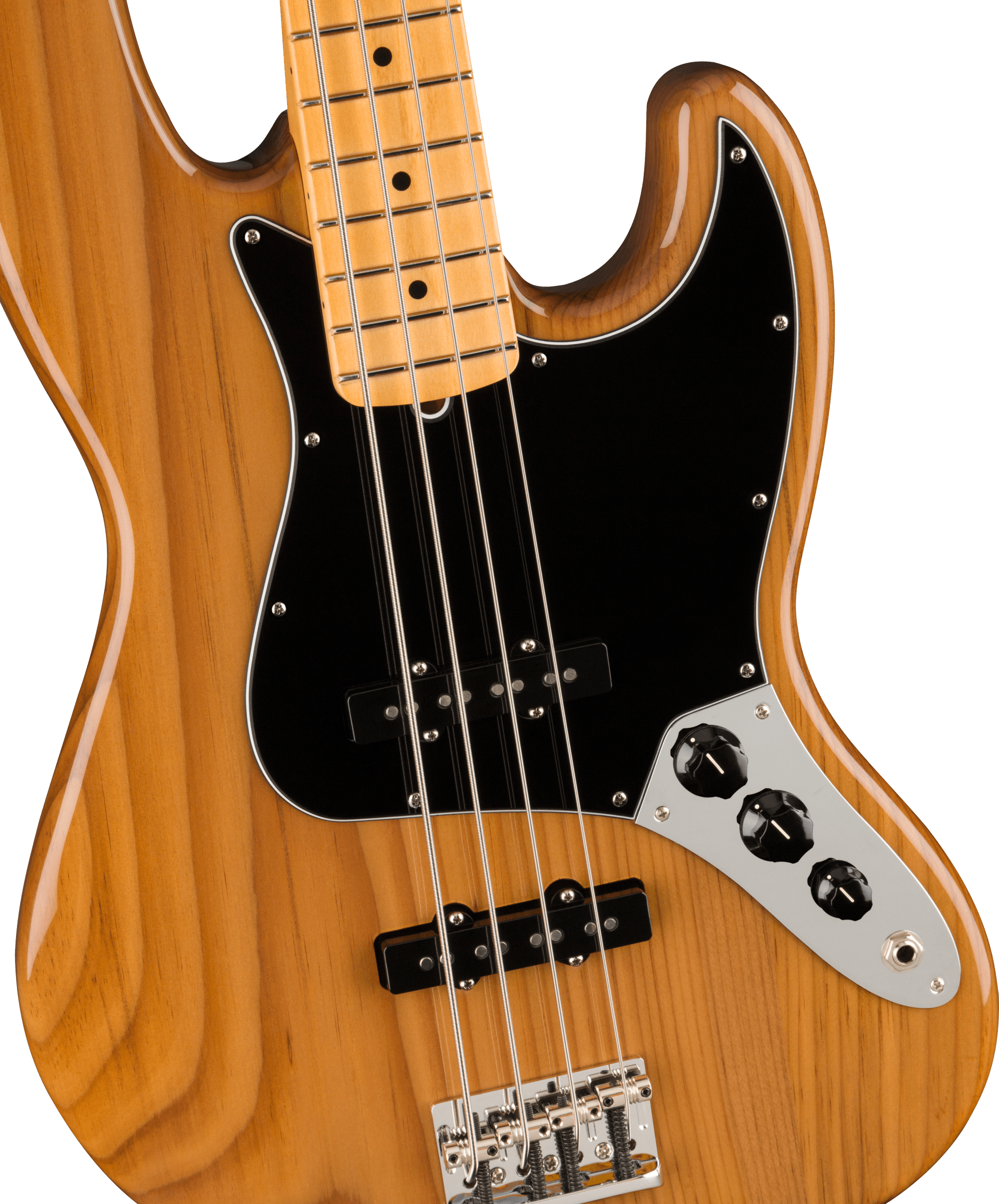 Fender® American Professional II Jazz Bass®, Maple Fingerboard, Roasted Pine