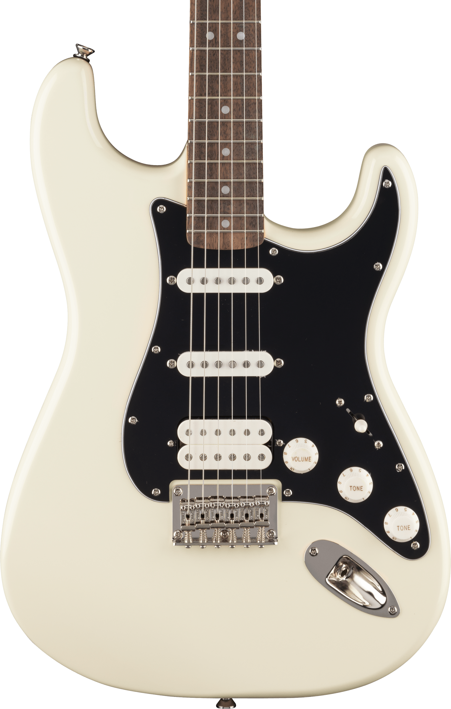 Squier® Classic Vibe™ '70s Stratocaster® HT HSS, Laurel Fingerboard, Black Pickguard, Olympic White