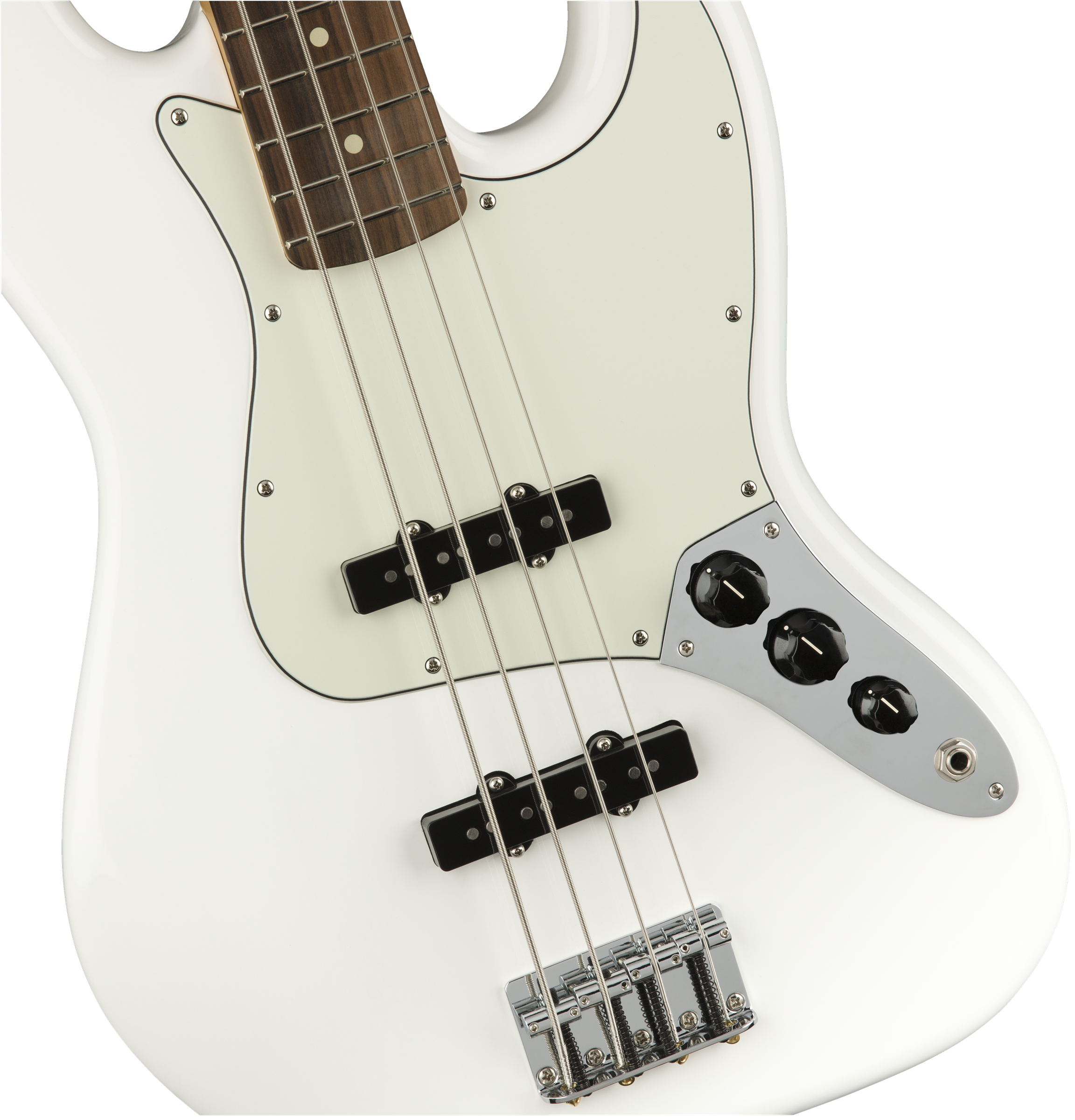 Fender® Player Jazz Bass®, Pau Ferro Fingerboard, Polar White