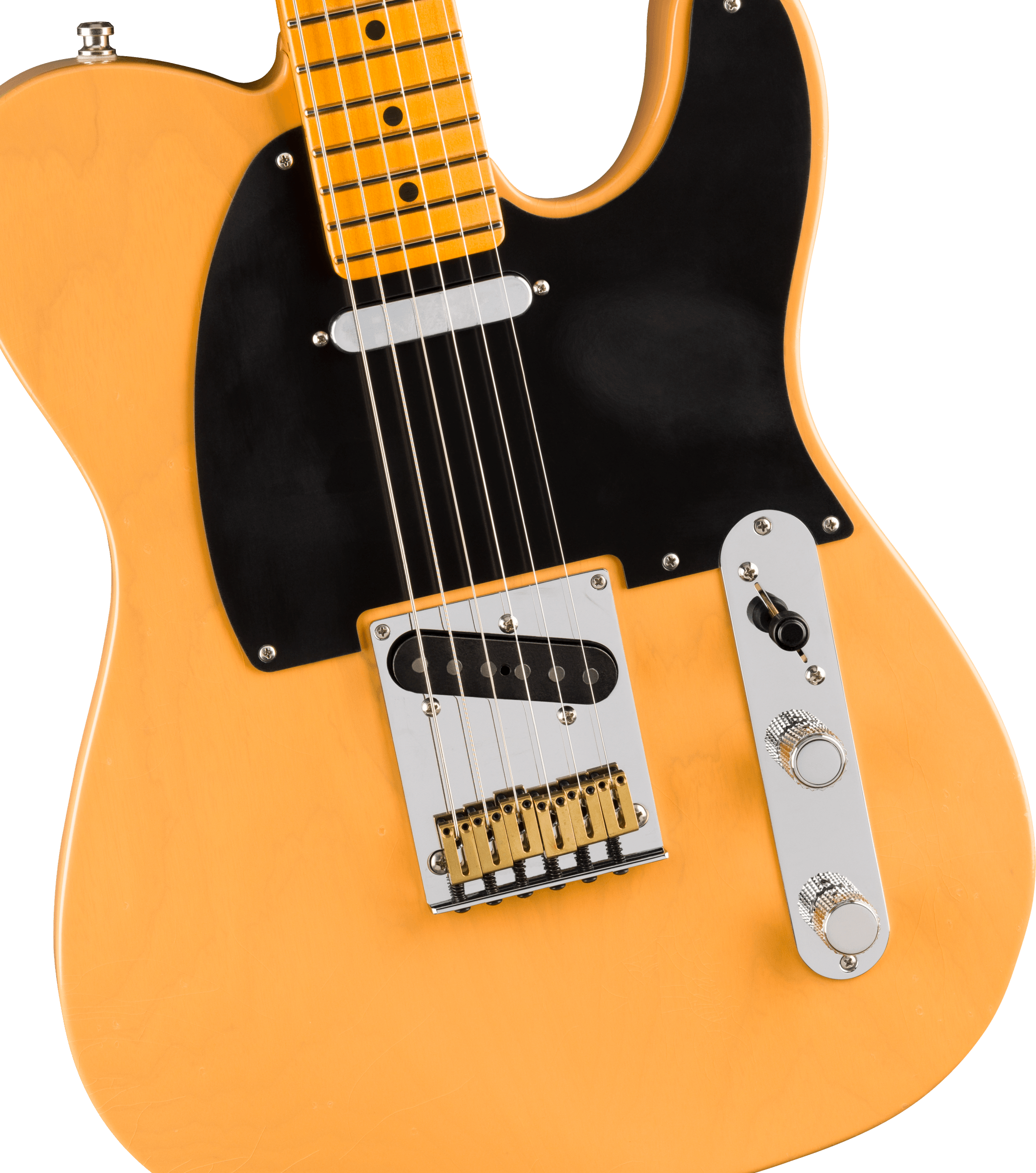 Fender® American Ultra Luxe Vintage '50s Telecaster®, Maple Fingerboard, Butterscotch Blonde