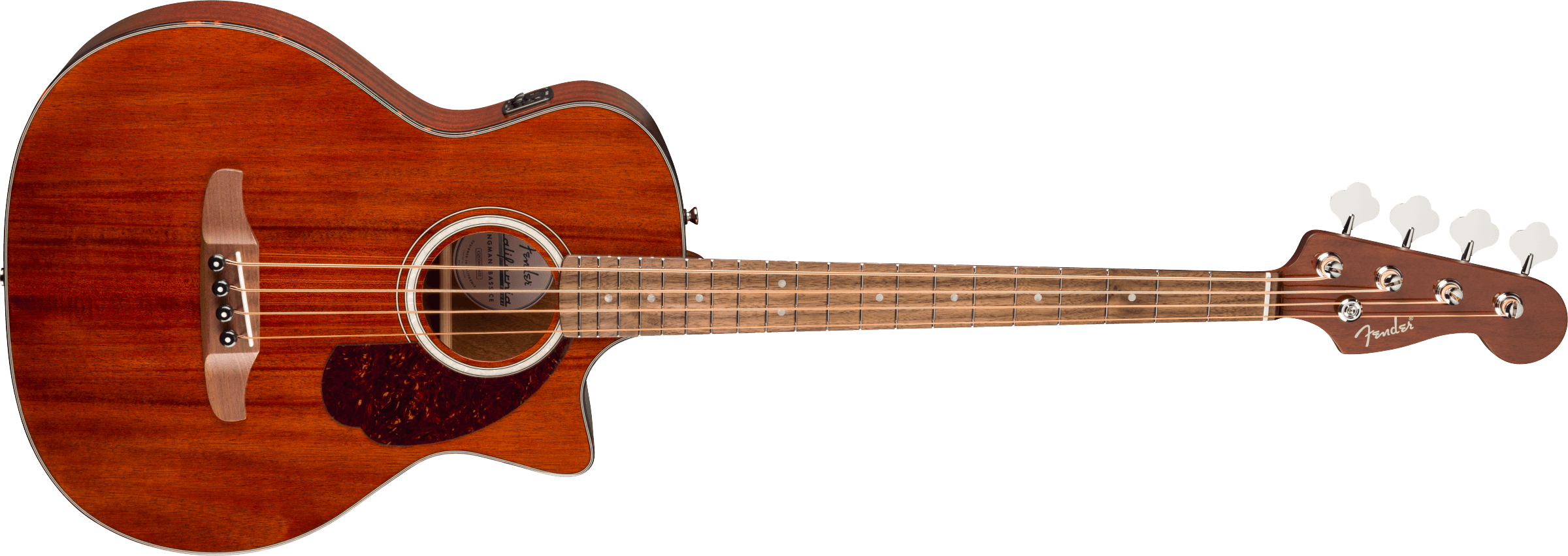 Fender® California Deluxe Kingman™ Bass CE Mahogany, Walnut Fingerboard, Natural