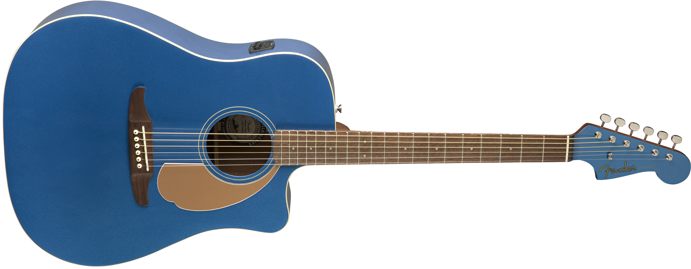 Fender® Redondo Player, Walnut Fingerboard, Belmont Blue