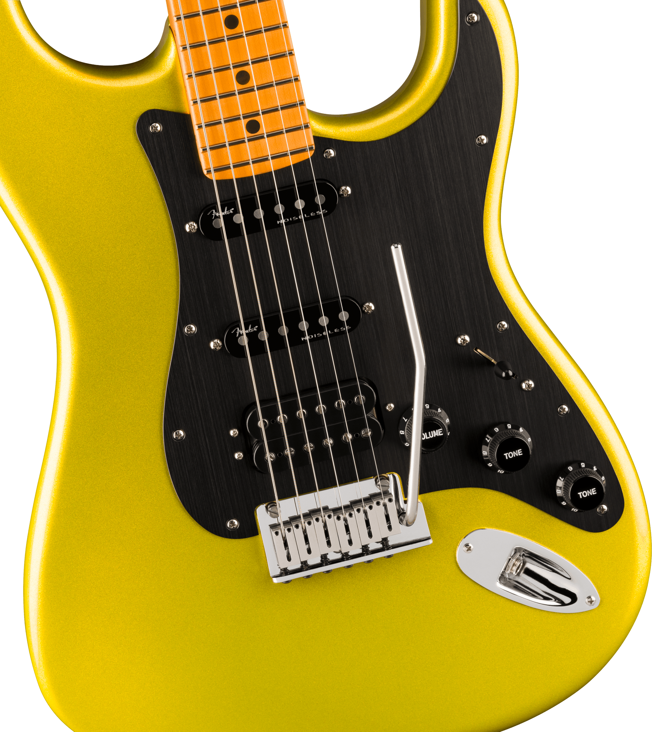 Fender® American Ultra II Stratocaster® HSS, Maple Fingerboard, Solar Flare