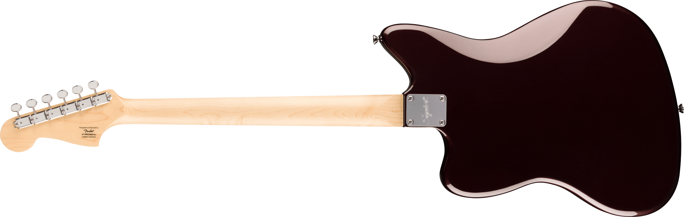 Squier® Paranormal Baritone Jazzmaster® HH, Laurel Fingerboard, Black Pickguard, Oxblood