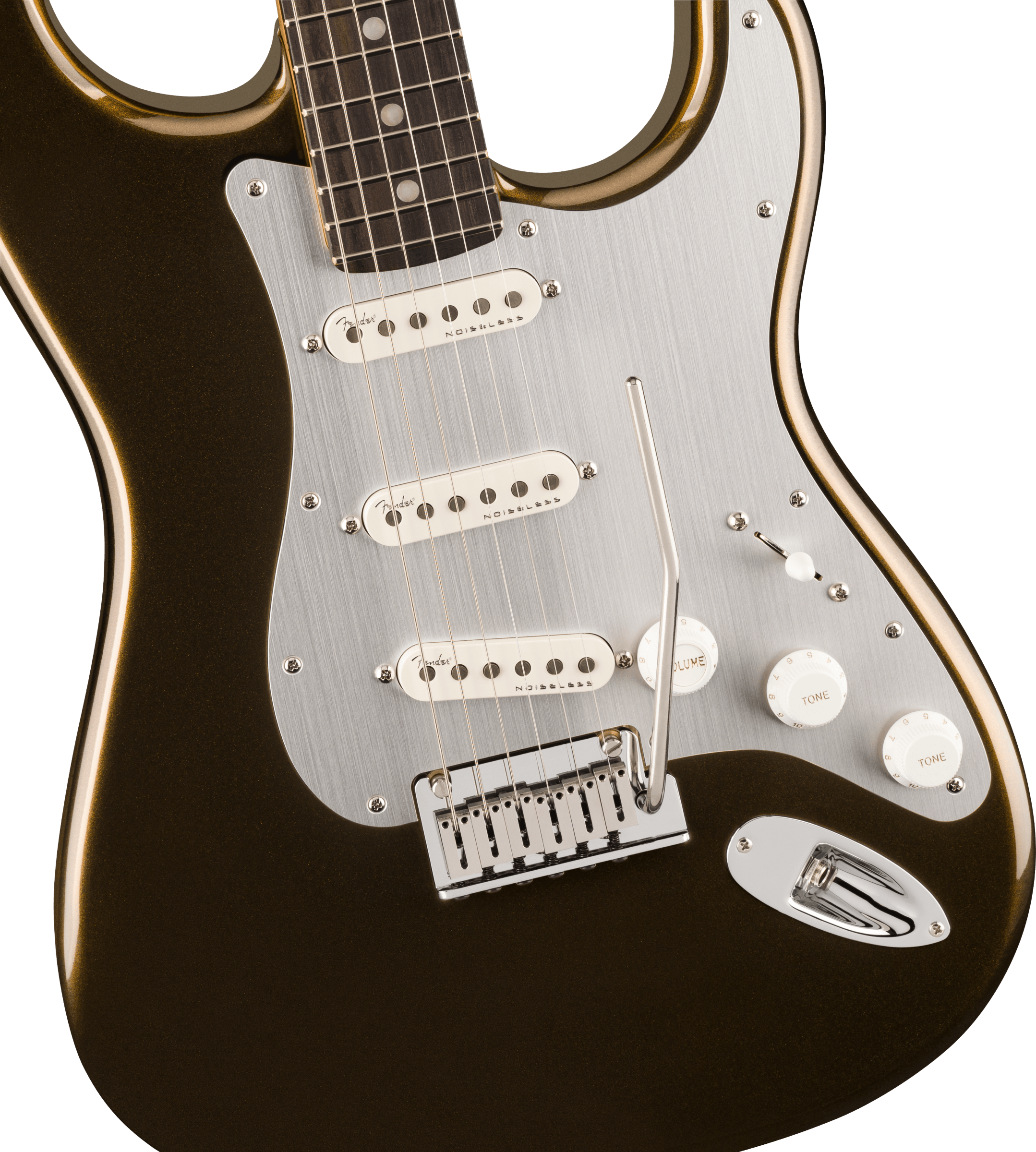 Fender® American Ultra II Stratocaster®, Ebony Fingerboard, Texas Tea