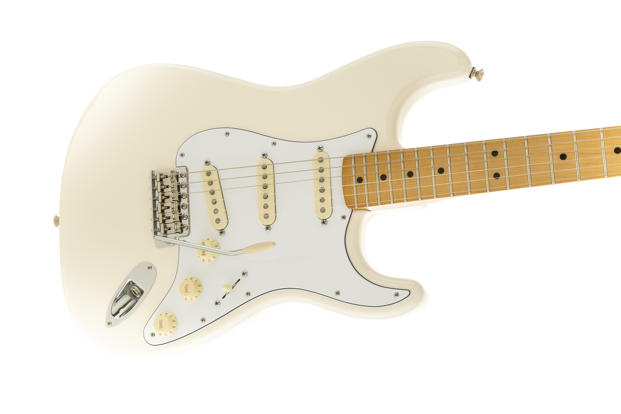 Fender® Jimi Hendrix Stratocaster®, Maple Fingerboard, Olympic White