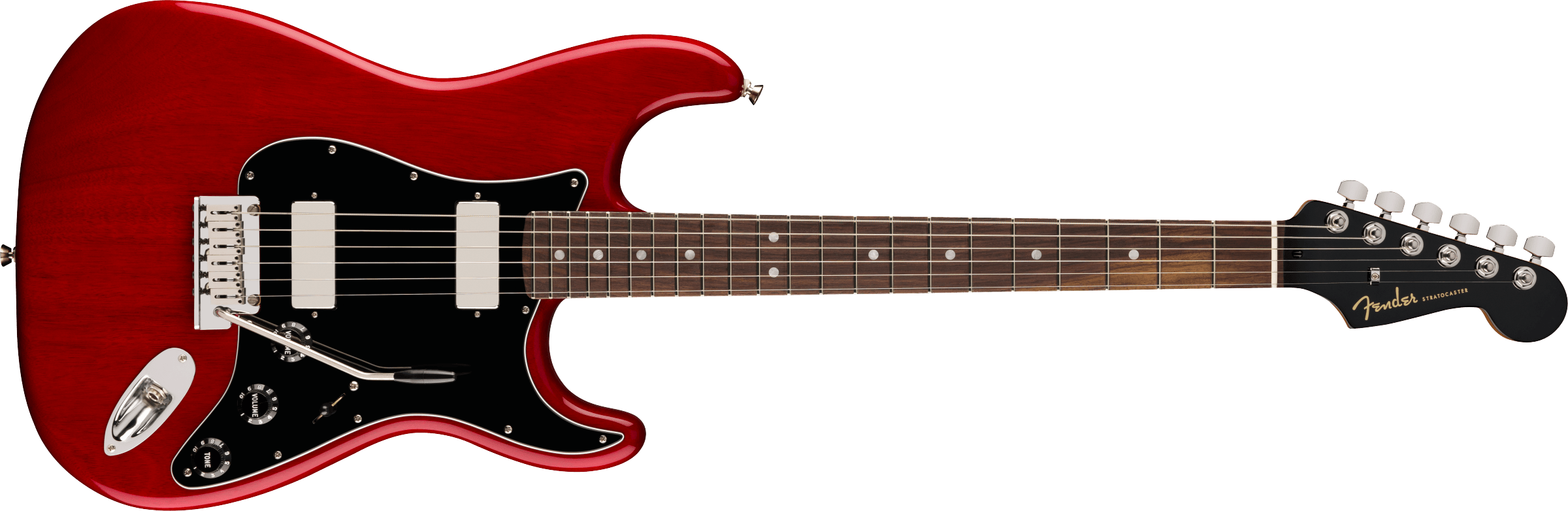Fender® American Professional II Stratocaster® HH, Rosewood Fingerboard, Crimson Transparent