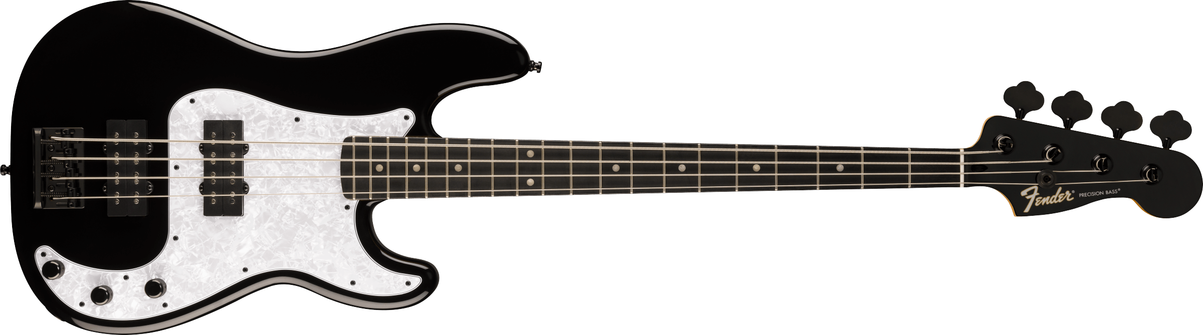 Fender® Limited Edition Player Fusion Precision Bass® HH, Ebony Fingerboard, Black