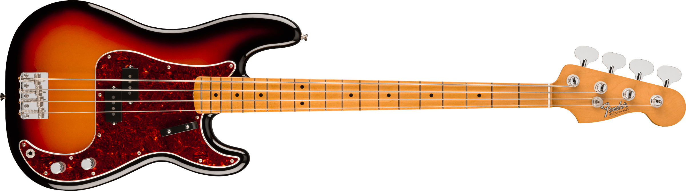 Fender® Vintera® III Late '60s Precision Bass®, Maple Fingerboard, 3-Color Sunburst