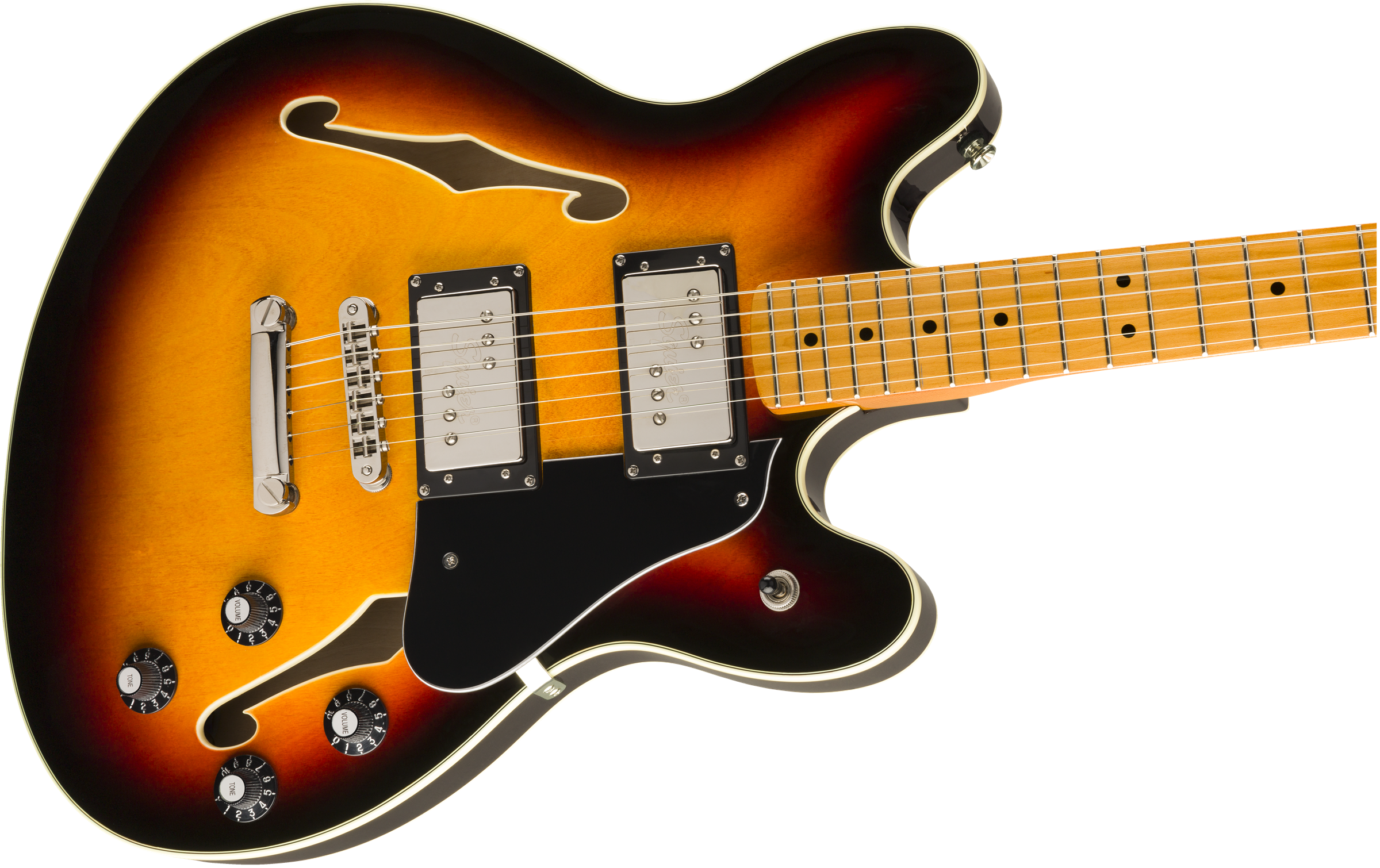 Squier® Classic Vibe Starcaster®, Maple Fingerbaord, 3-Color Sunburst
