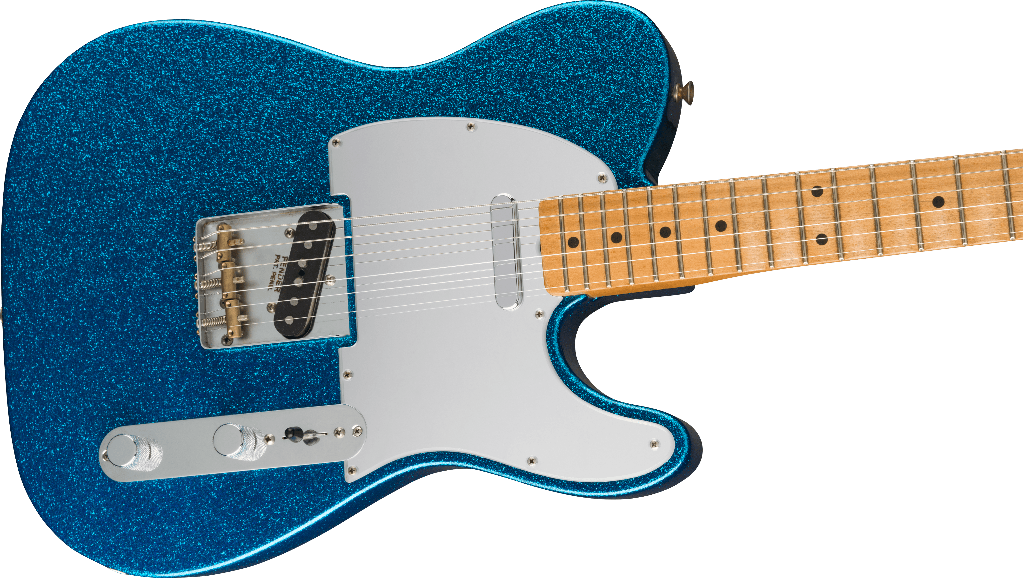 Fender® J Mascis Telecaster®, Maple Fingerboard, Bottle Rocket Blue Flake