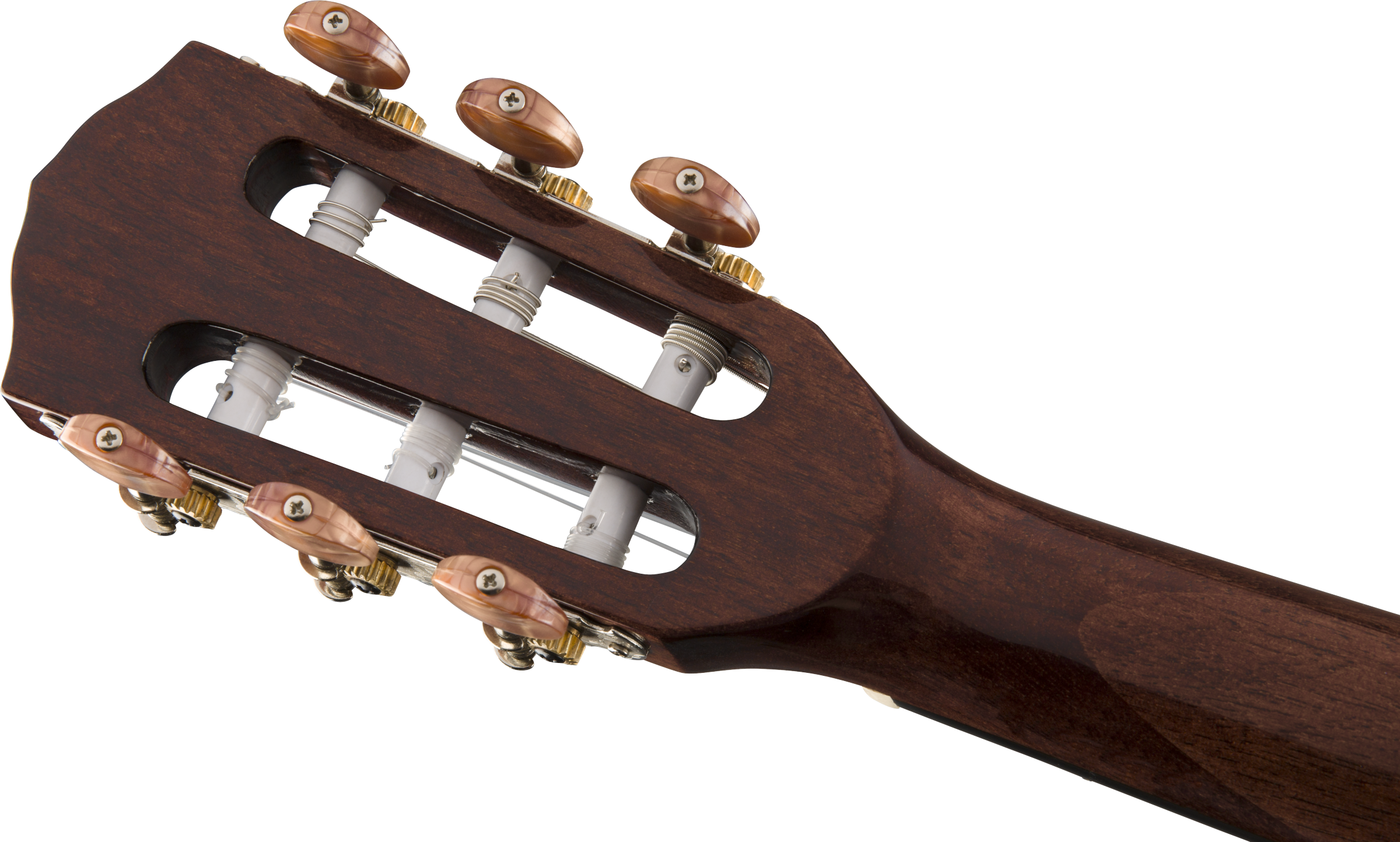 Fender® CN-140SCE Nylon Thinline, Walnut Fingerboard, Natural w/Case
