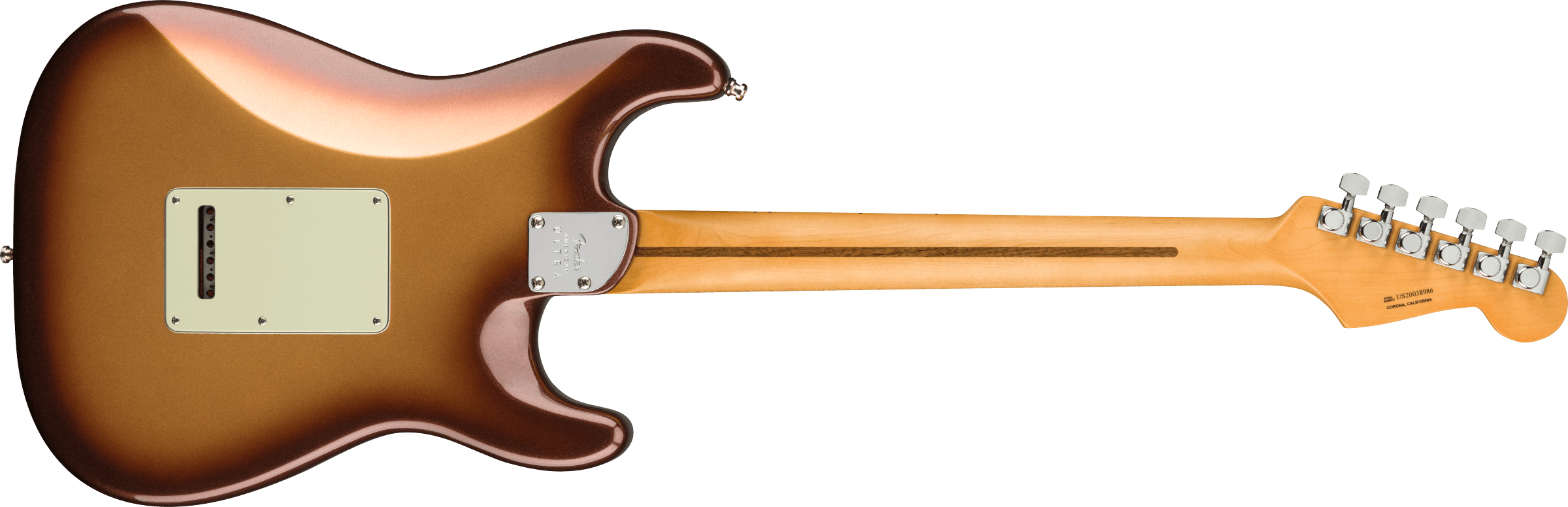 Fender® American Ultra Stratocaster® Left-Hand, Maple Fingerboard, Mocha Burst