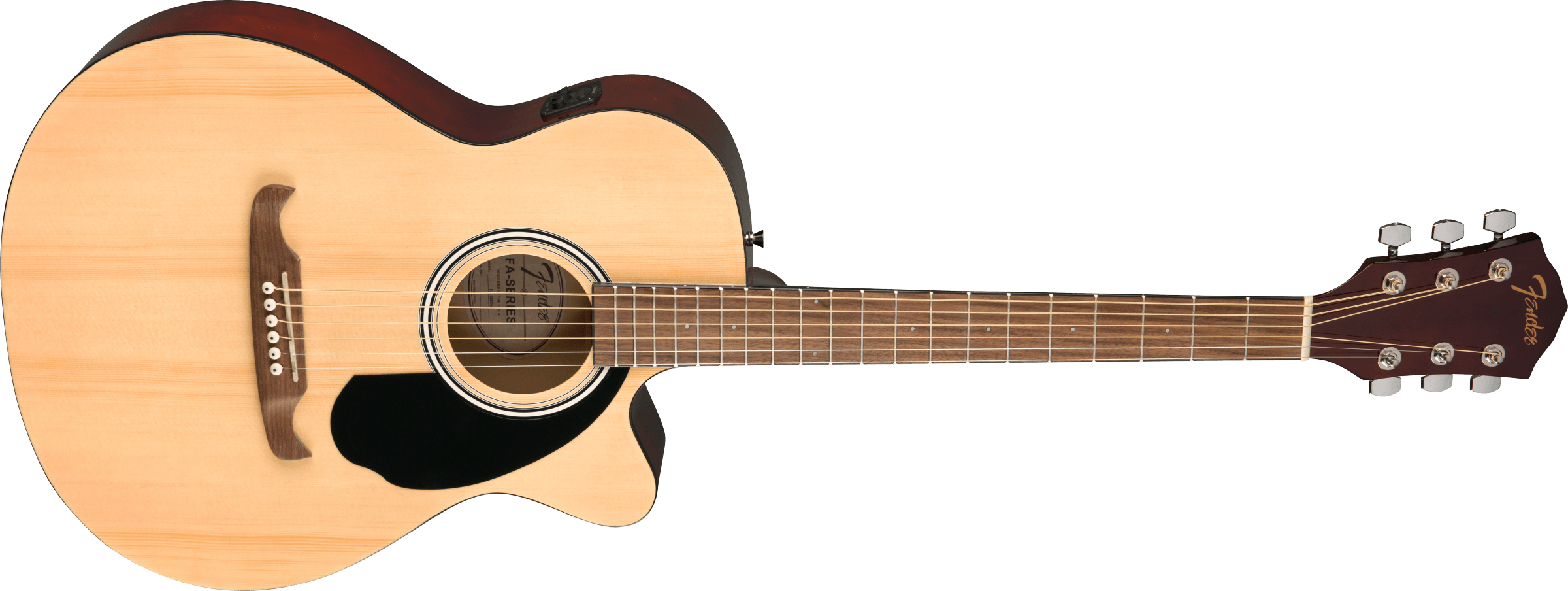 Fender® FA-135CE Concert, Walnut Fingerboard, Natural