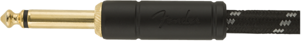 Deluxe Series Instrument Cable, Straight/Straight, 18.6', Black Tweed