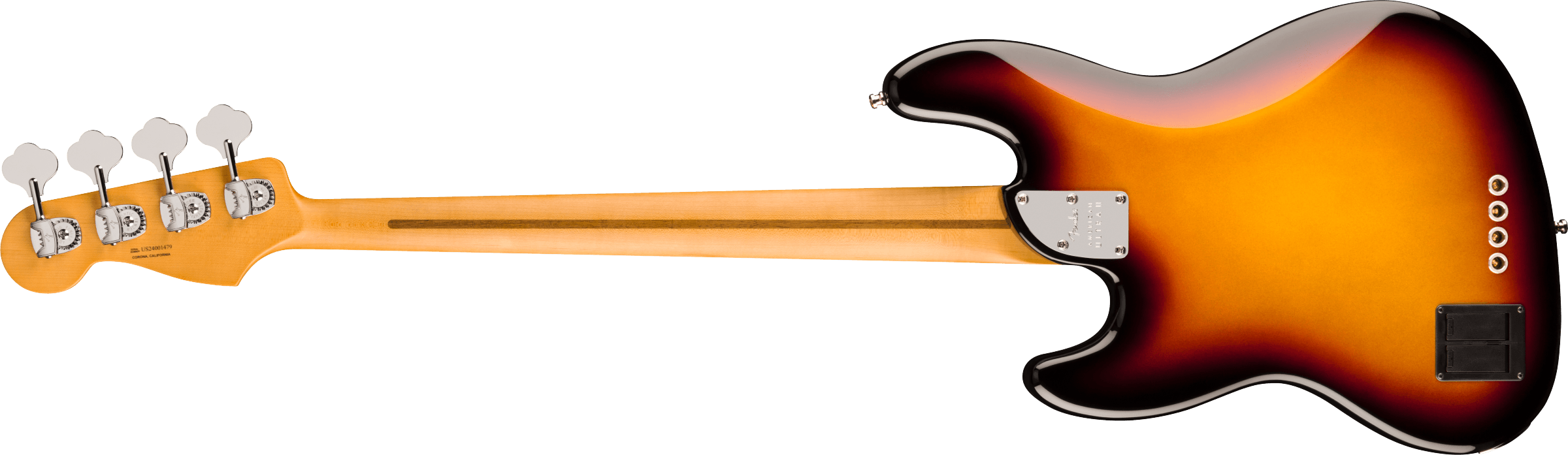 Fender® American Ultra II Jazz Bass®, Ebony Fingerboard,  Ultraburst