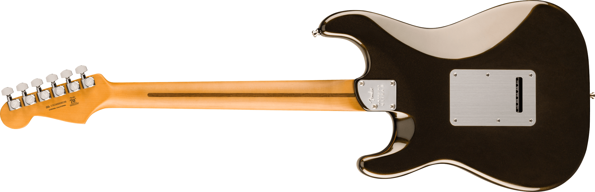 Fender® American Ultra II Stratocaster®, Ebony Fingerboard, Texas Tea