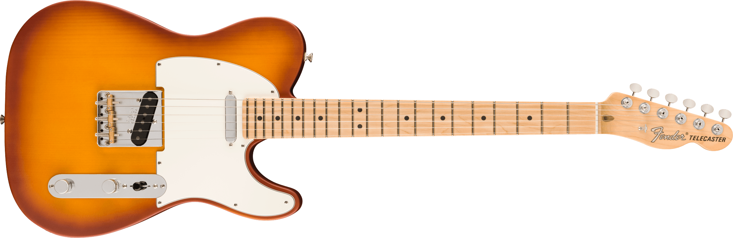 Fender® Limited Edition American Performer Timber Telecaster®, Maple Fingerboard, Honey Burst