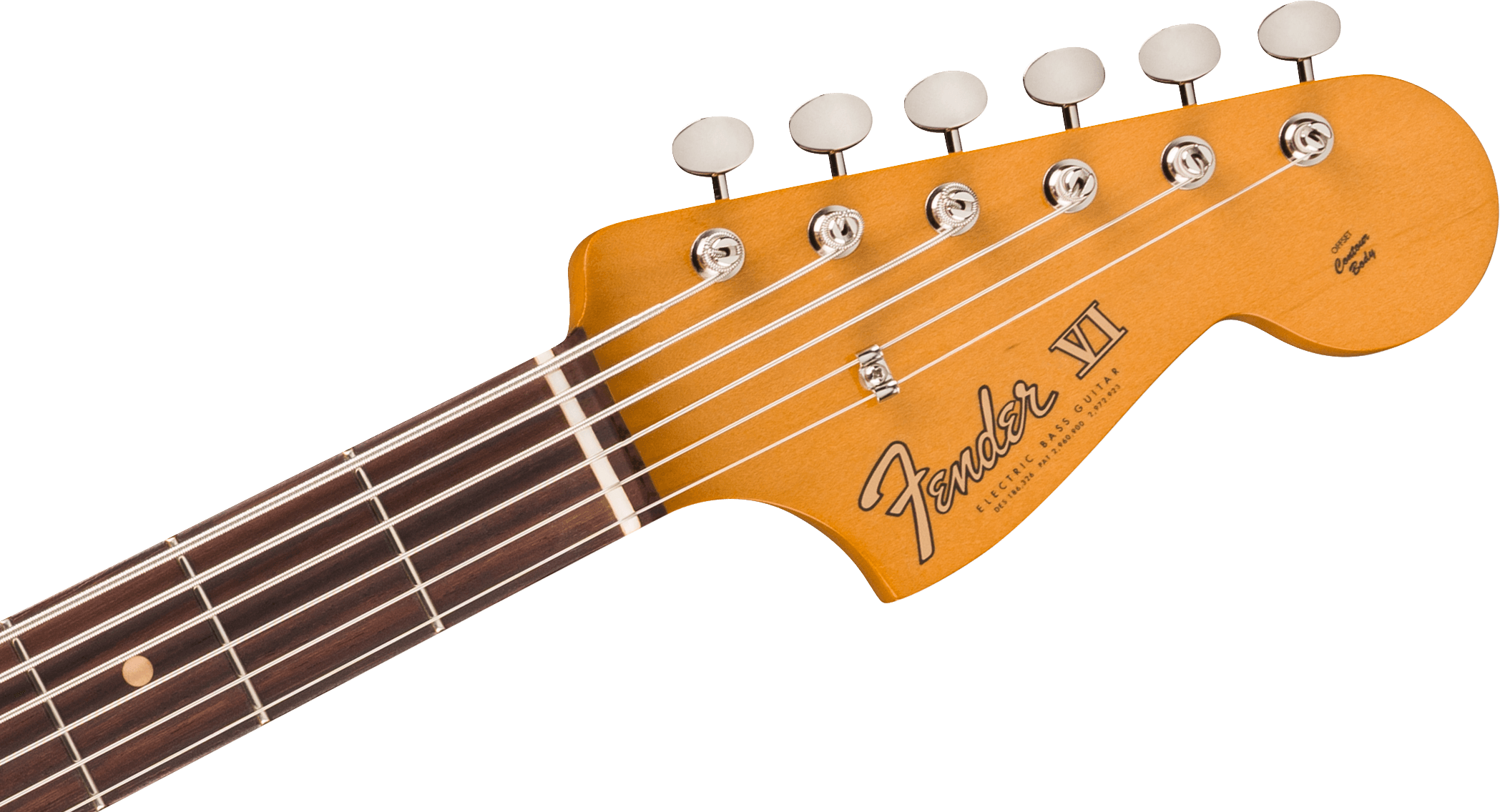 Fender® Vintera® III Early '60s Bass VI, Rosewood Fingerboard, Olympic White
