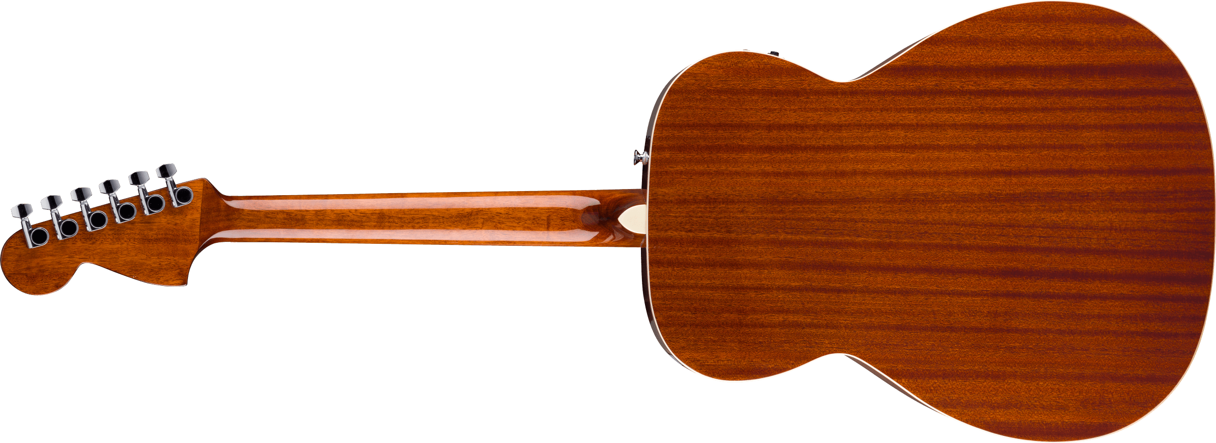 Fender® California Standard Monterey™ E, Sapele Top, Ivory Pickguard, Natural Sapele
