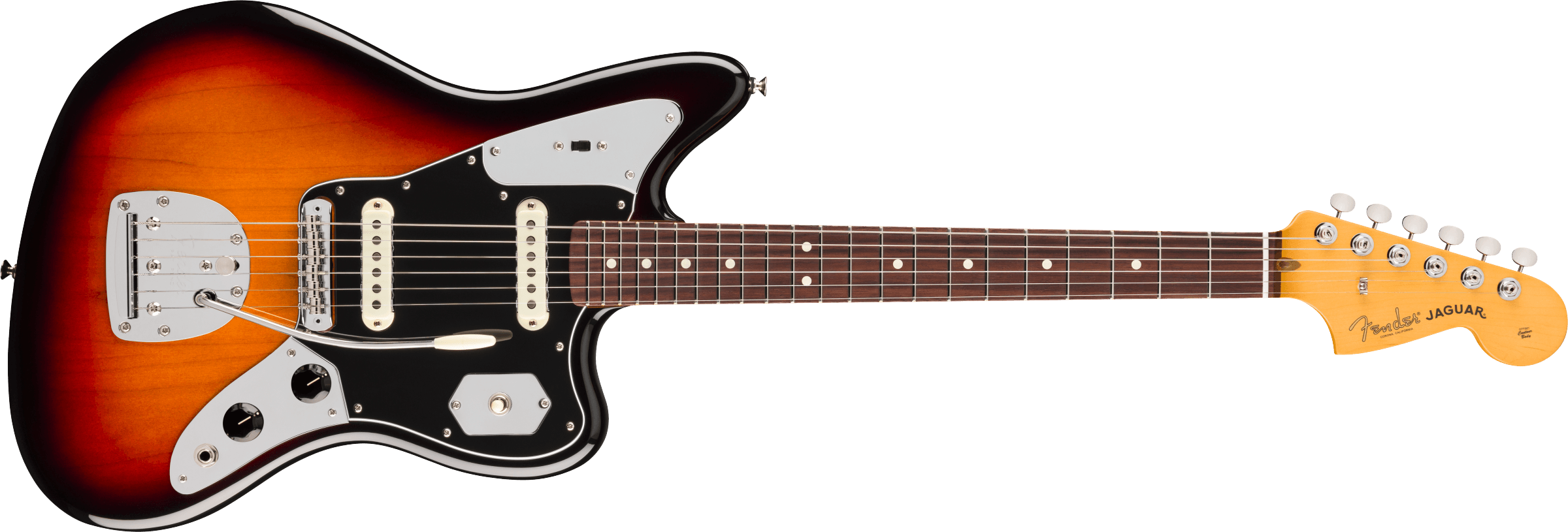 Fender® American Professional Classic Jaguar®, Rosewood Fingerboard, 3-Color Sunburst